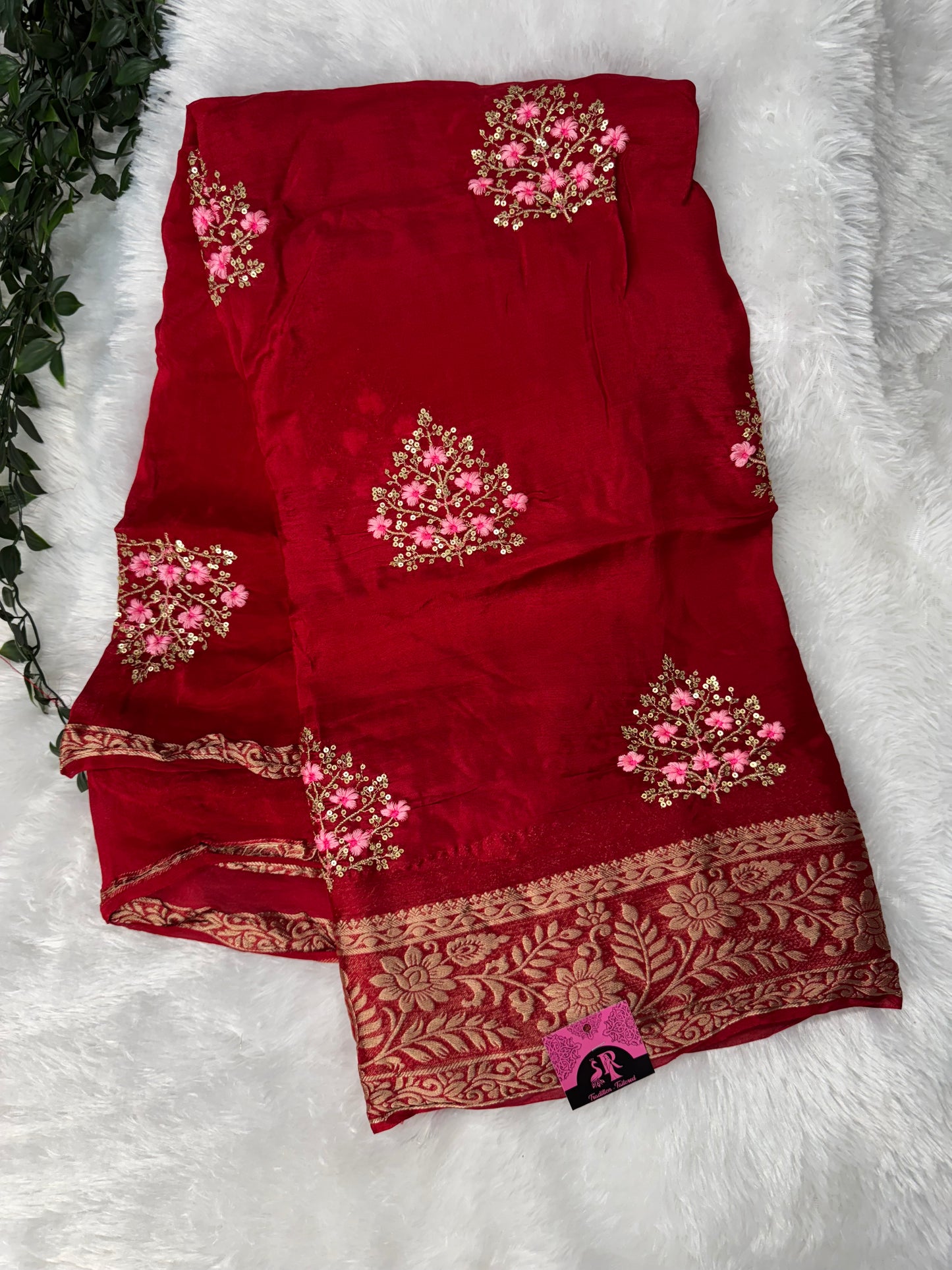 Russian silk saree-SR1097B