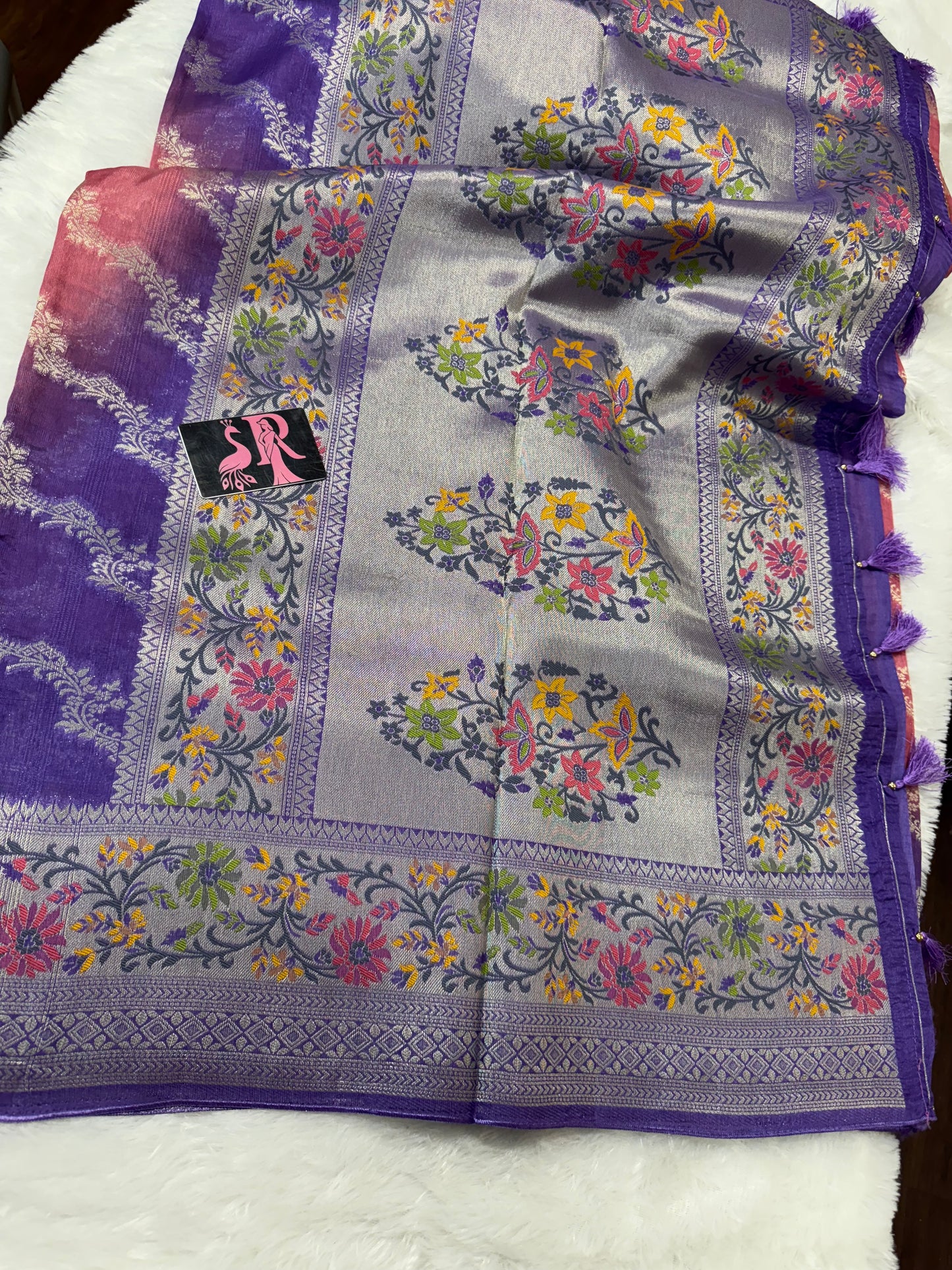 Pure Munga Tassar Paithani-SR1081C
