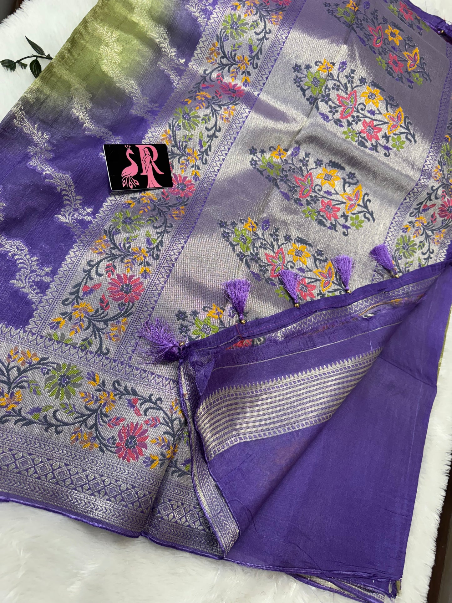 Pure Munga Tassar Paithani-SR1081D