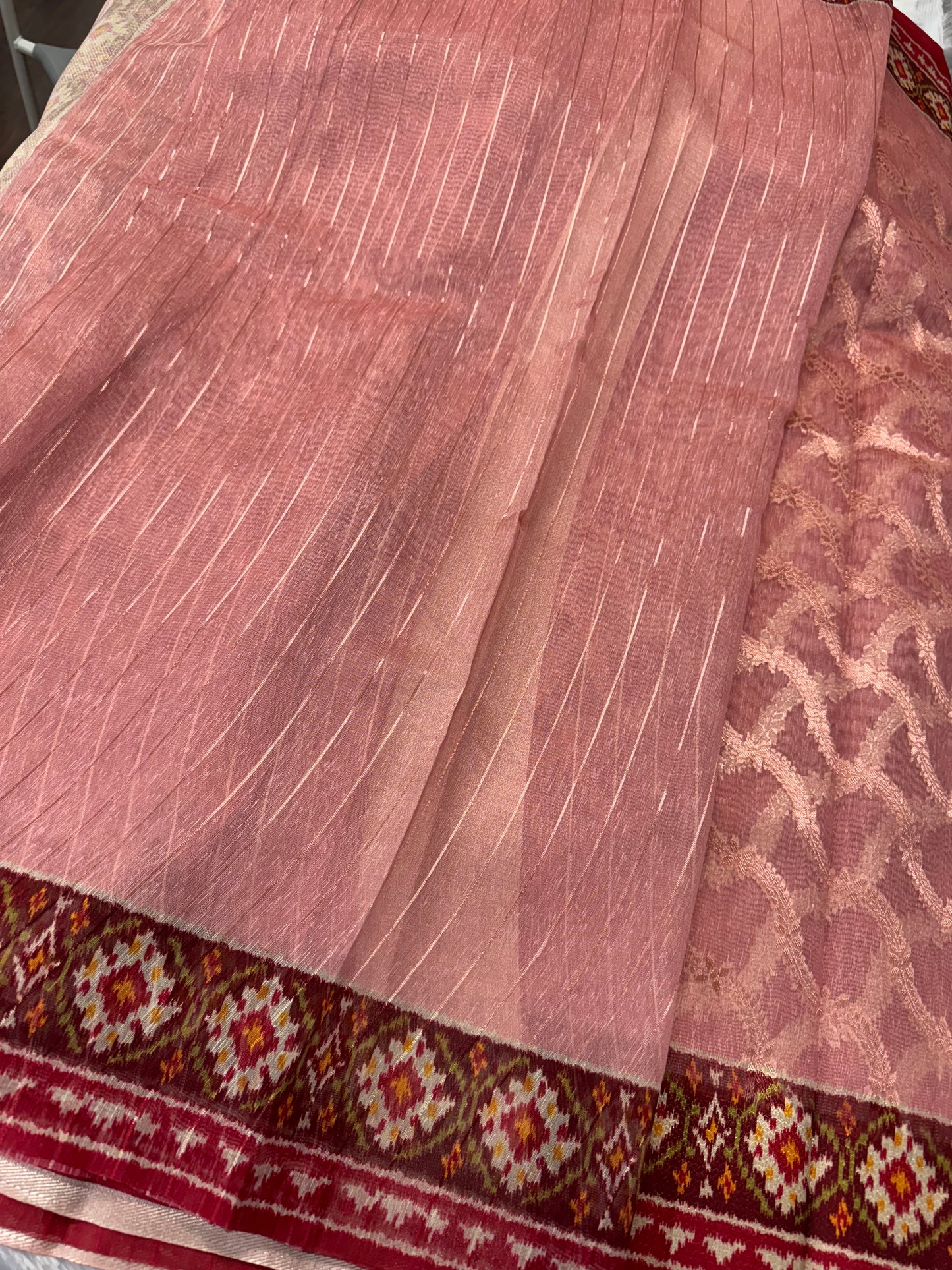Kora silk Patola saree-SR1172F