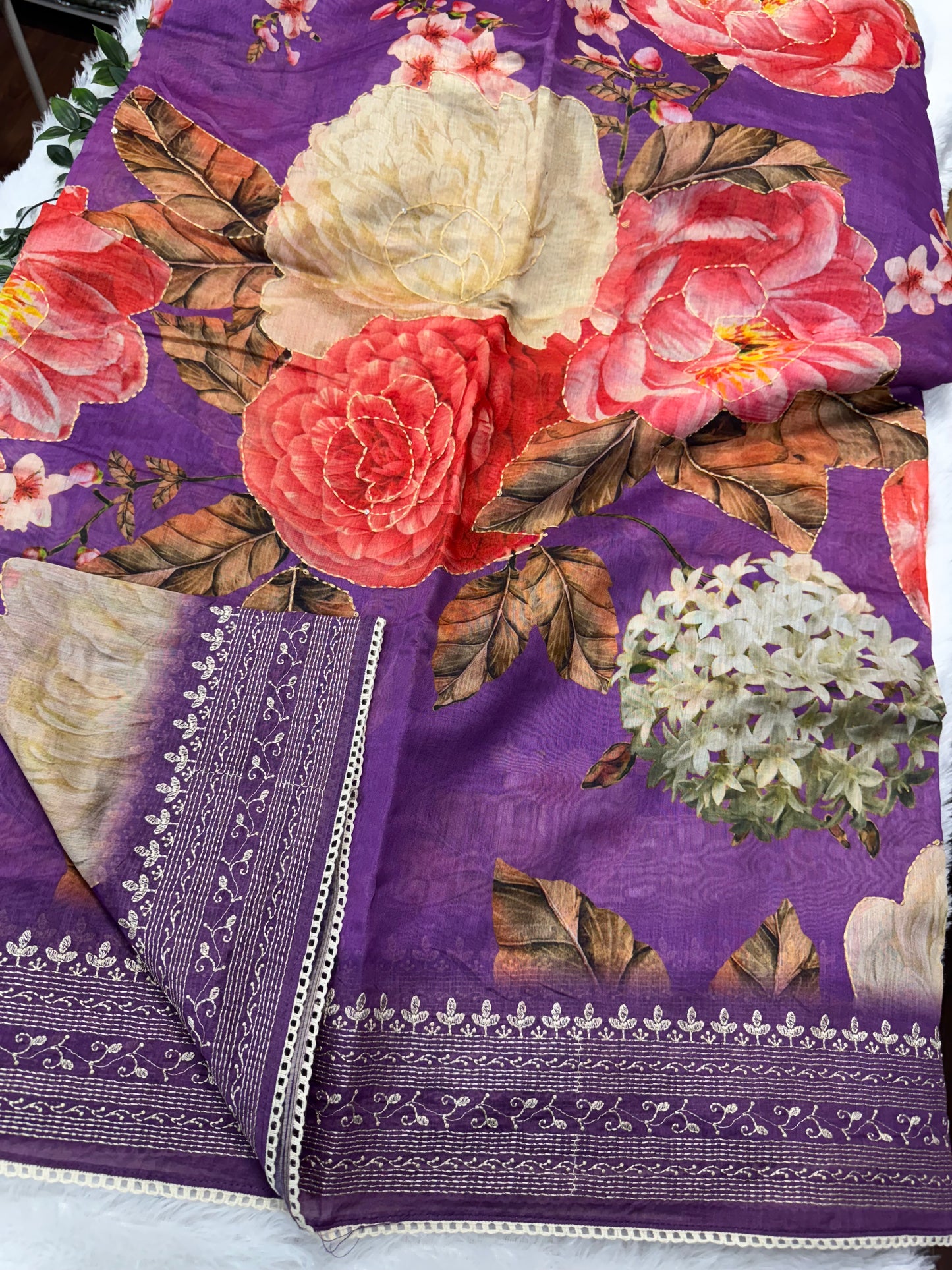 Chanderi Kantha work-SR1058A