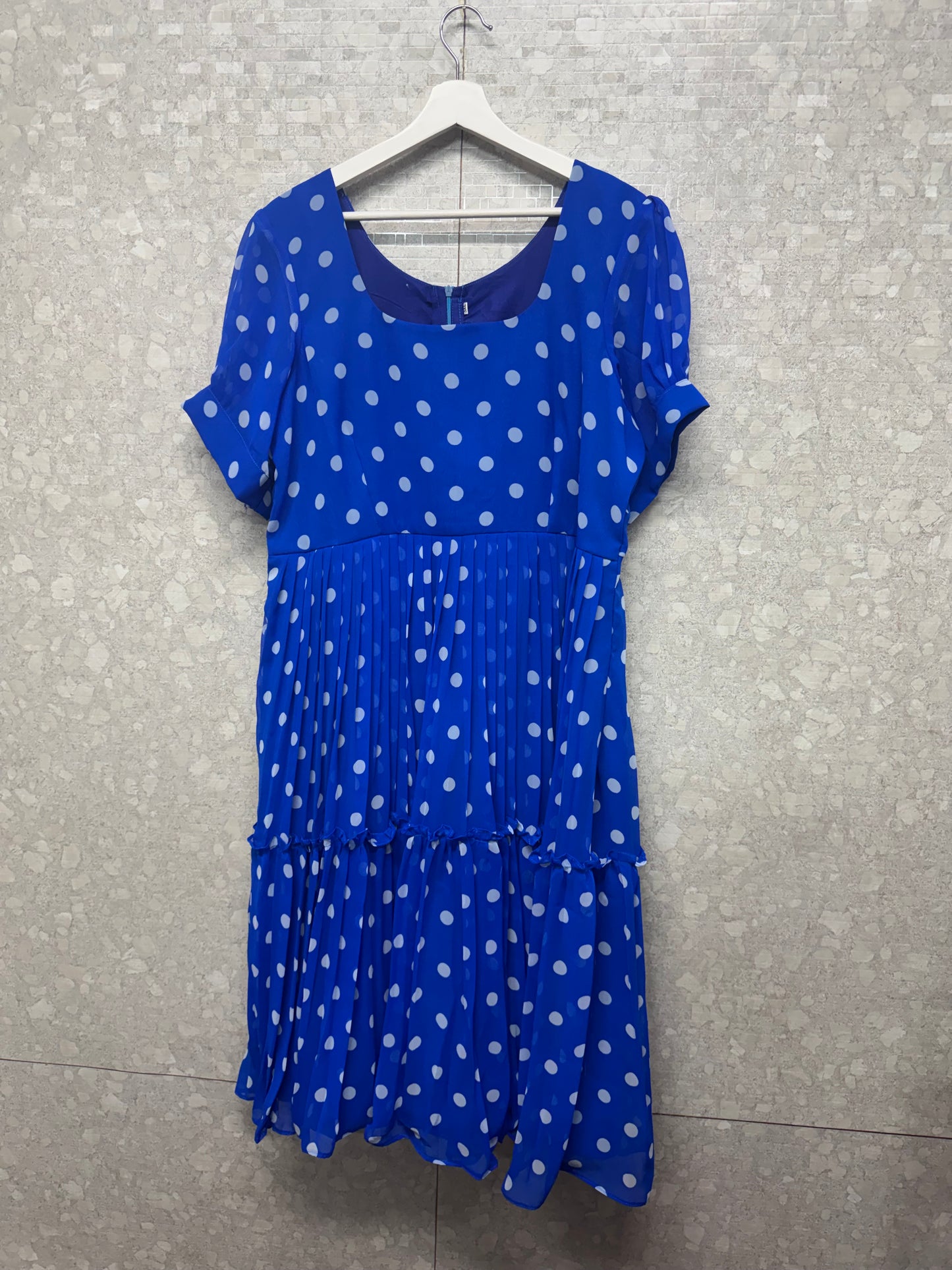 Georget polka dots frock-SRF1054B