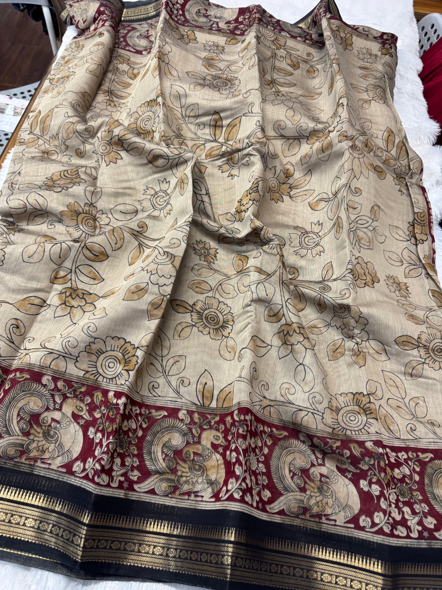 Maheswari silk Kalamkari-SR1211A