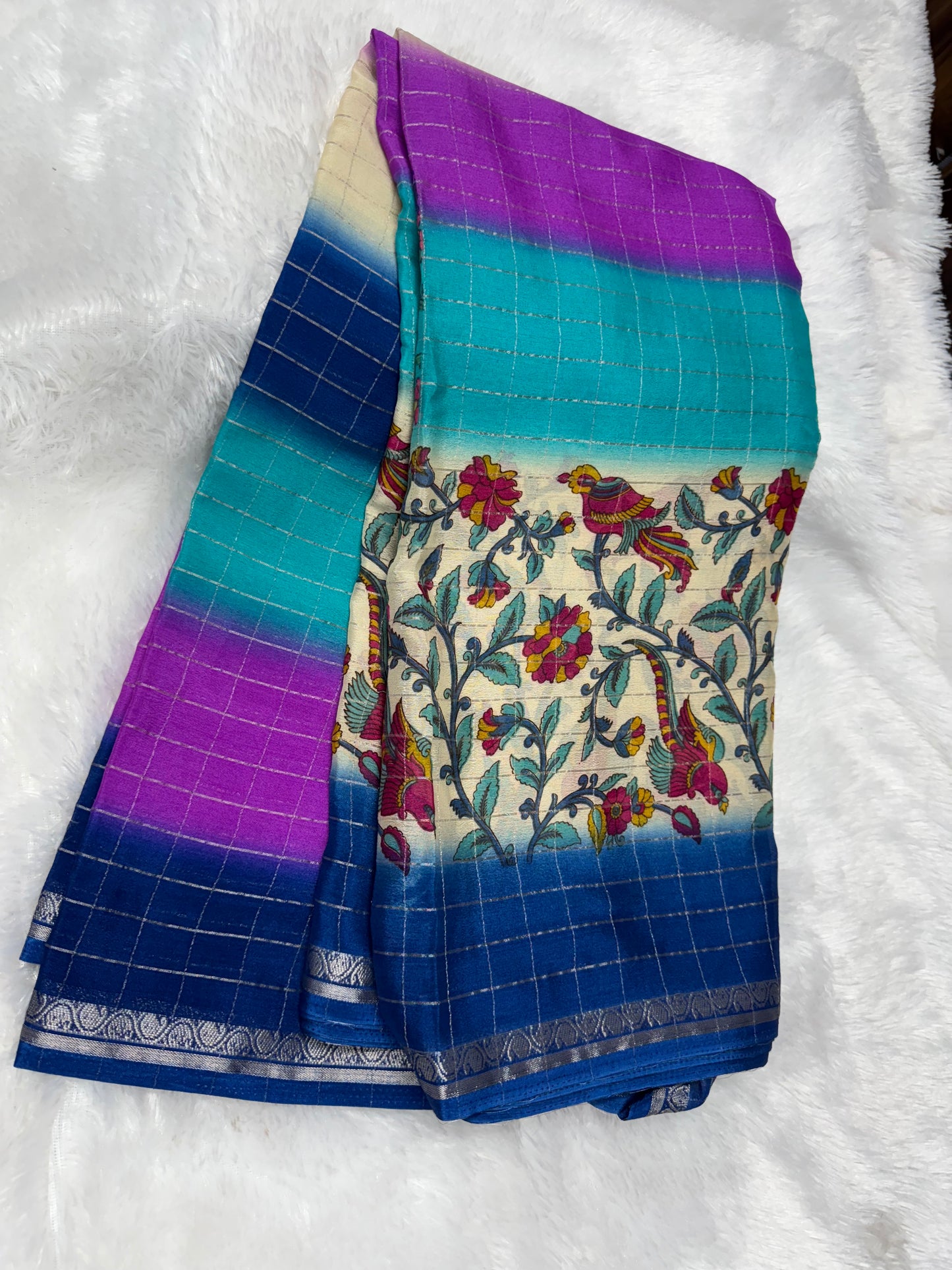 Georget checks Kalamkari-SRC103