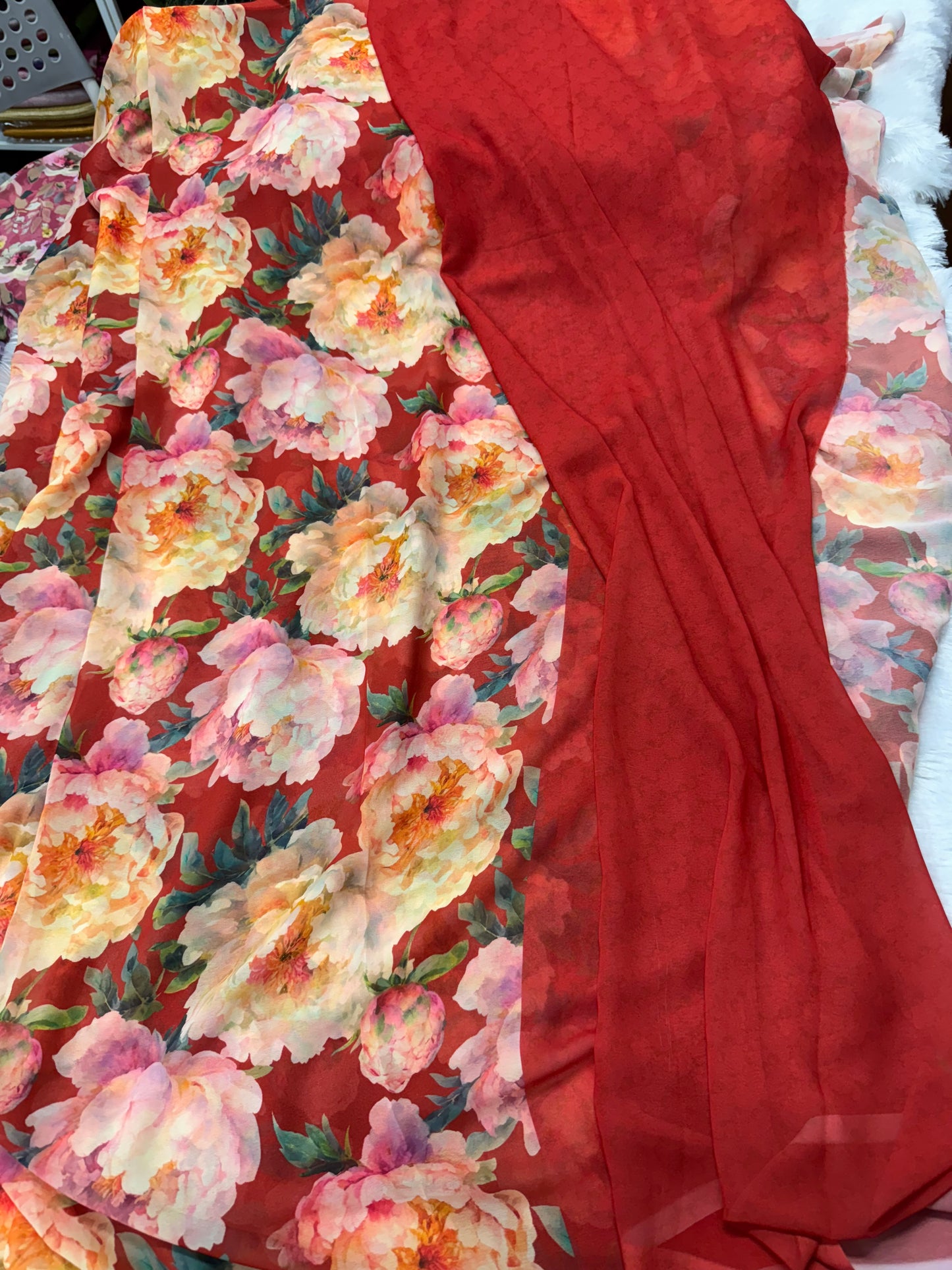 Georget flora saree-SR1099P