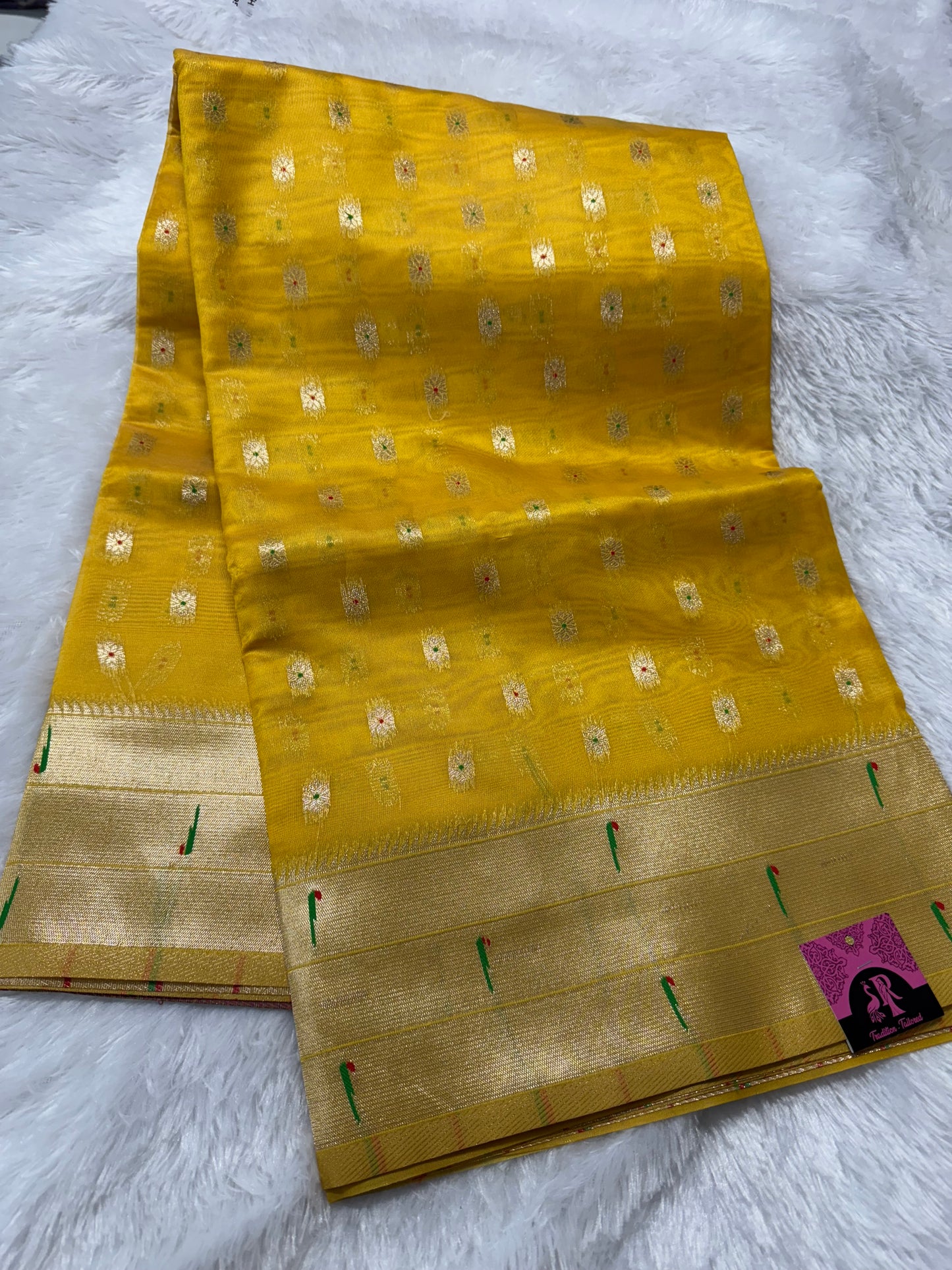 Chanderi Paithani saree-SR1119B