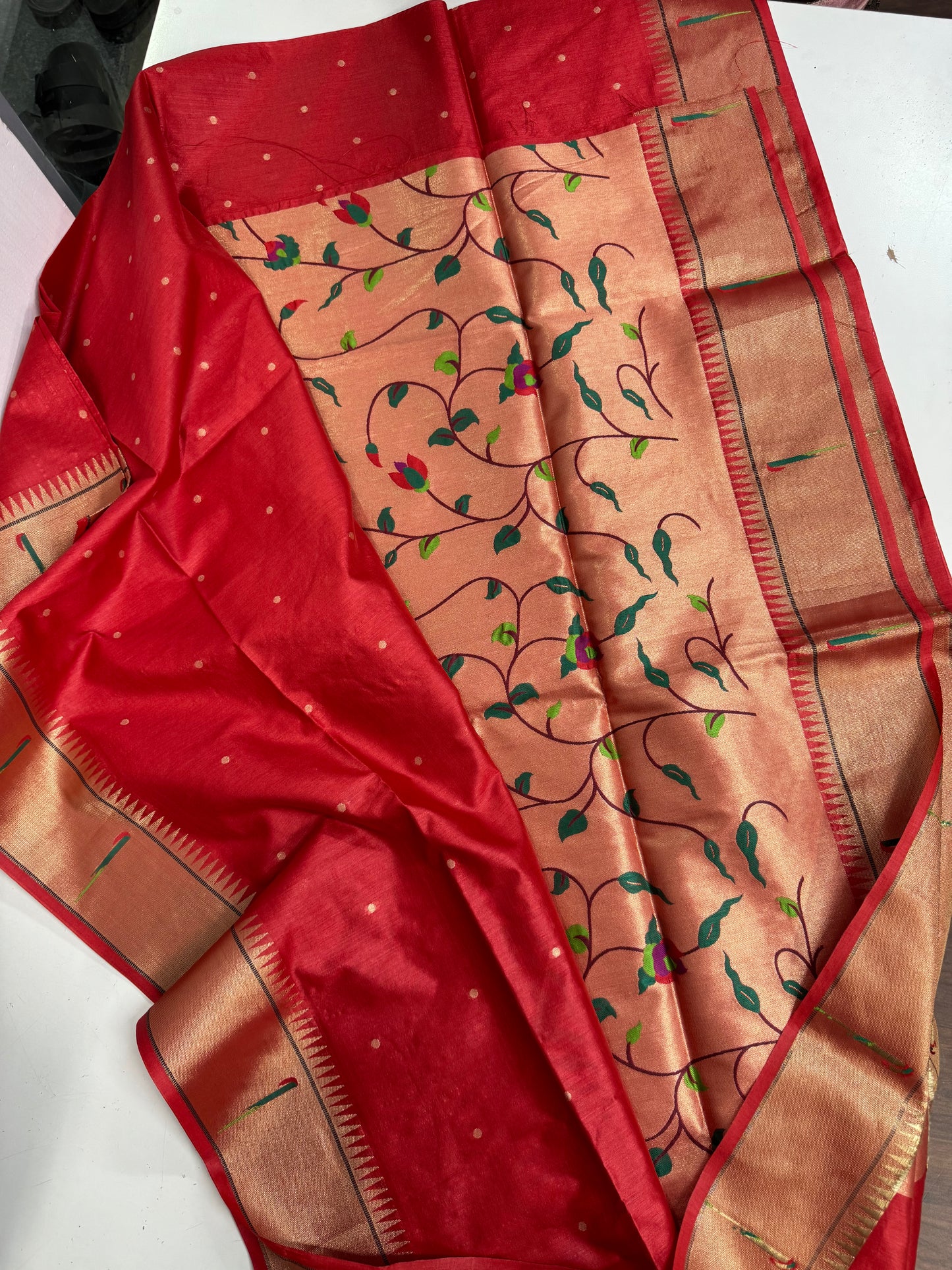 Tassar Paithani saree -SR1171B