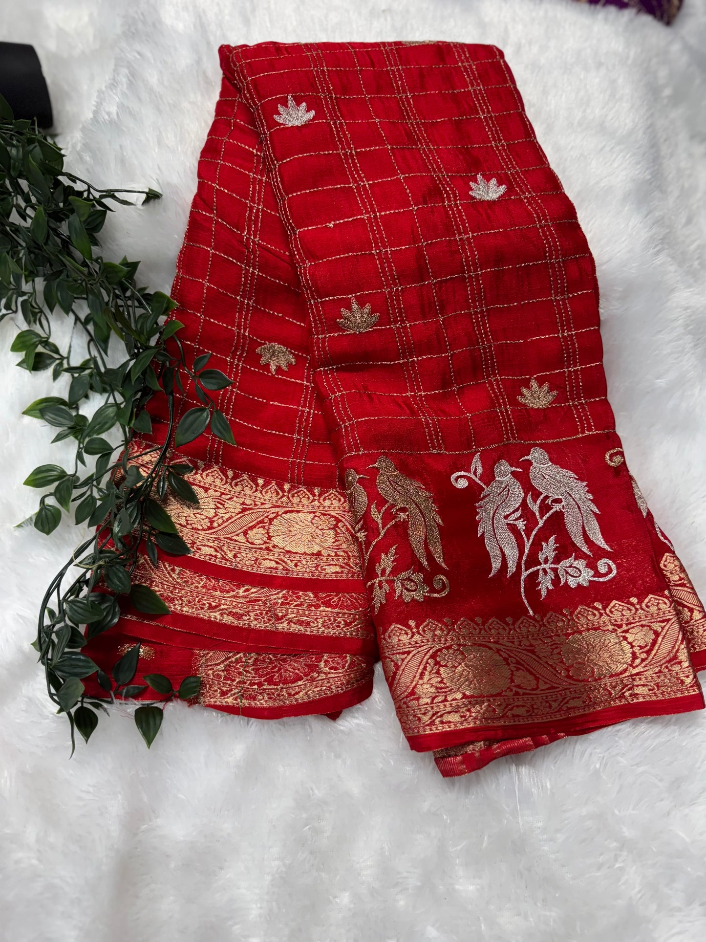 Pure Chinnon checks-SR1105B