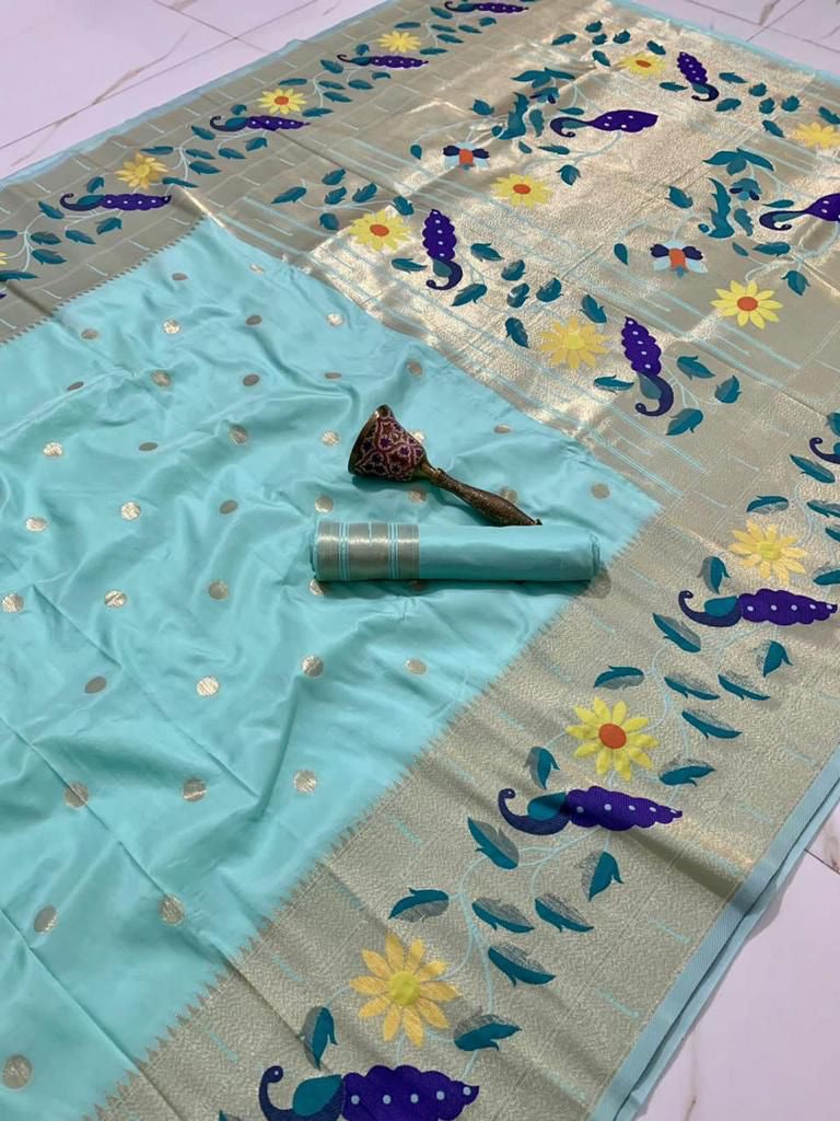 Paithani pattu saree-SRP105A