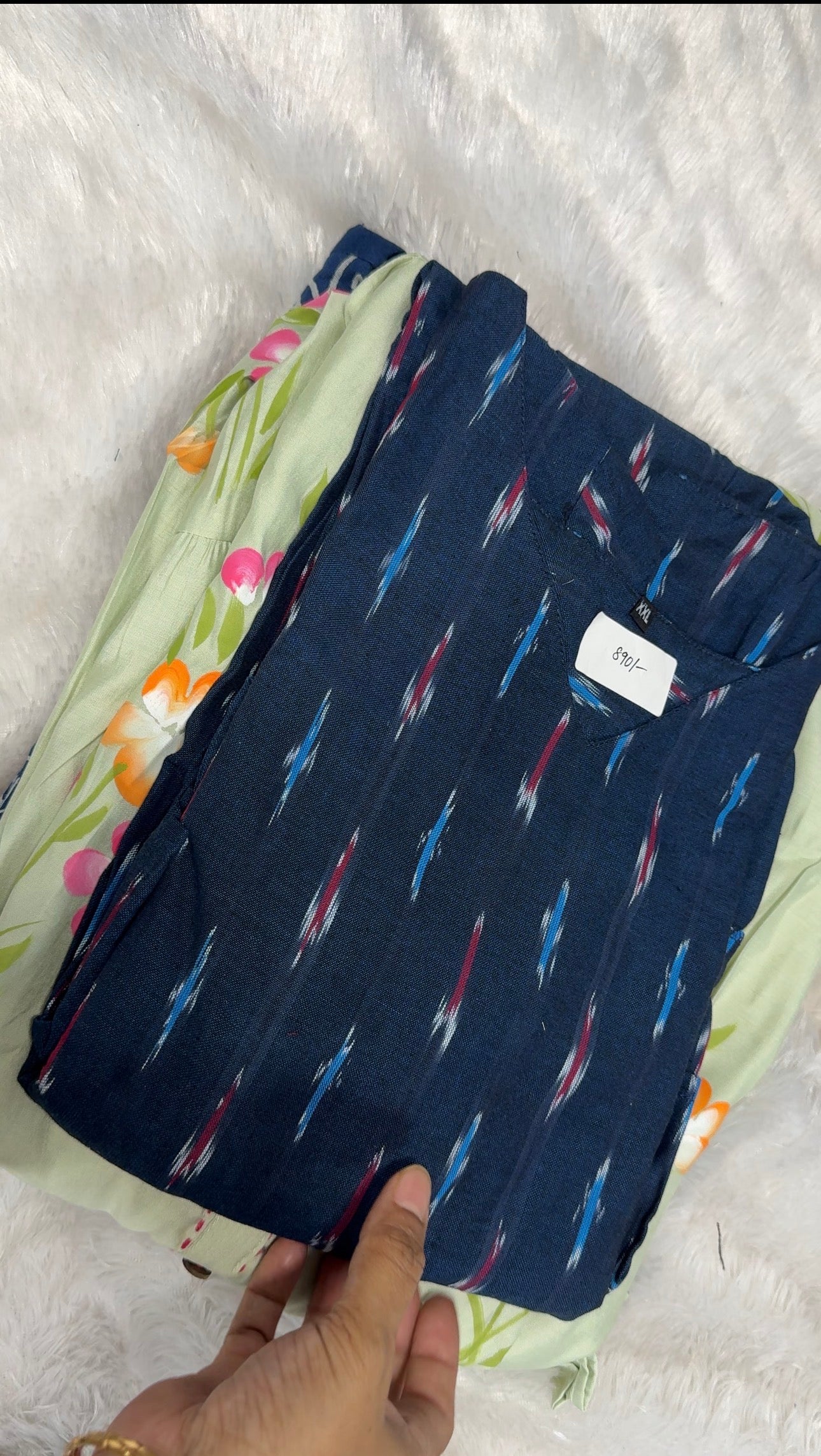 Ikkat frock -XXL