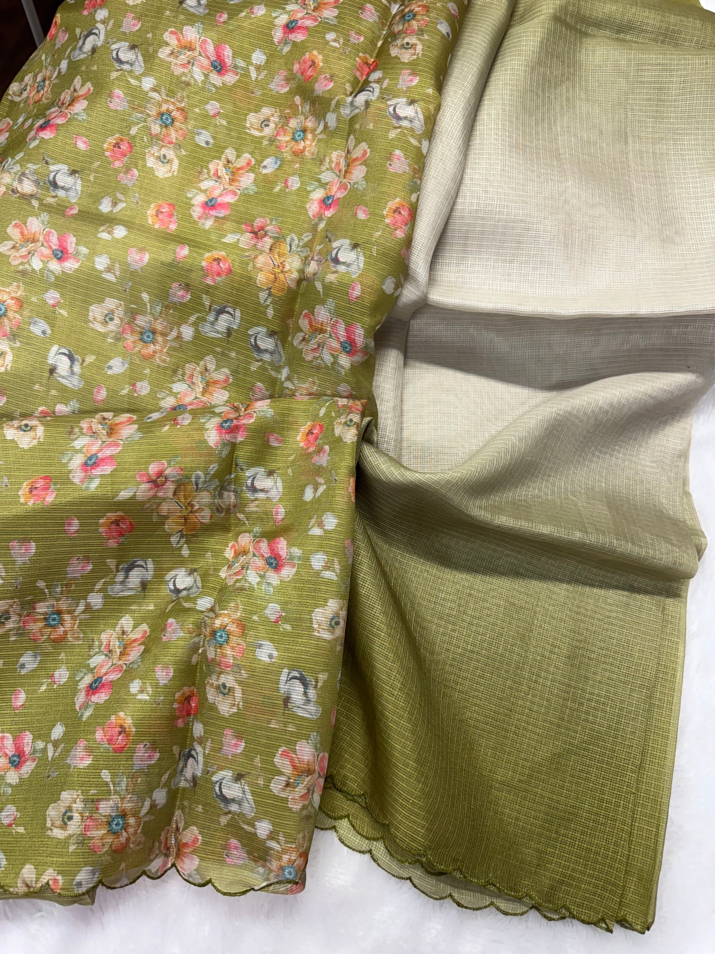 Pure silk Kota ombré saree-SRS030B