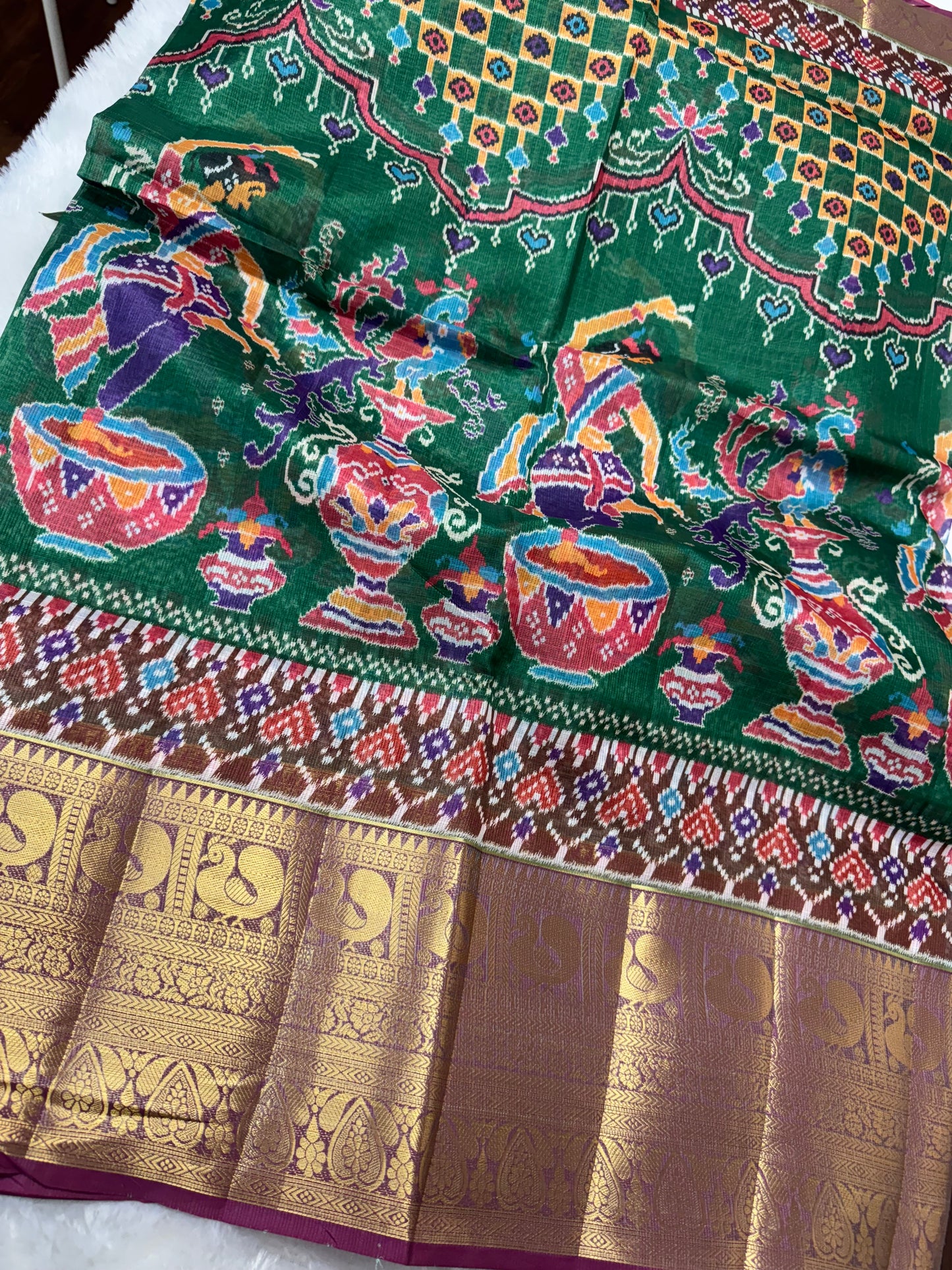Kanchi Kota Patola saree-SR1113C