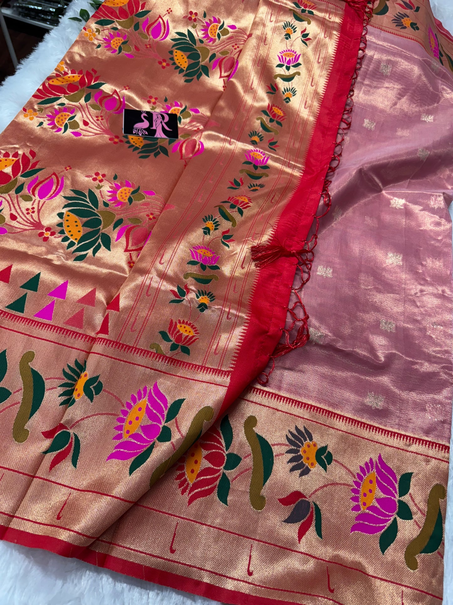 Tissue Paithani saree-SR1043A