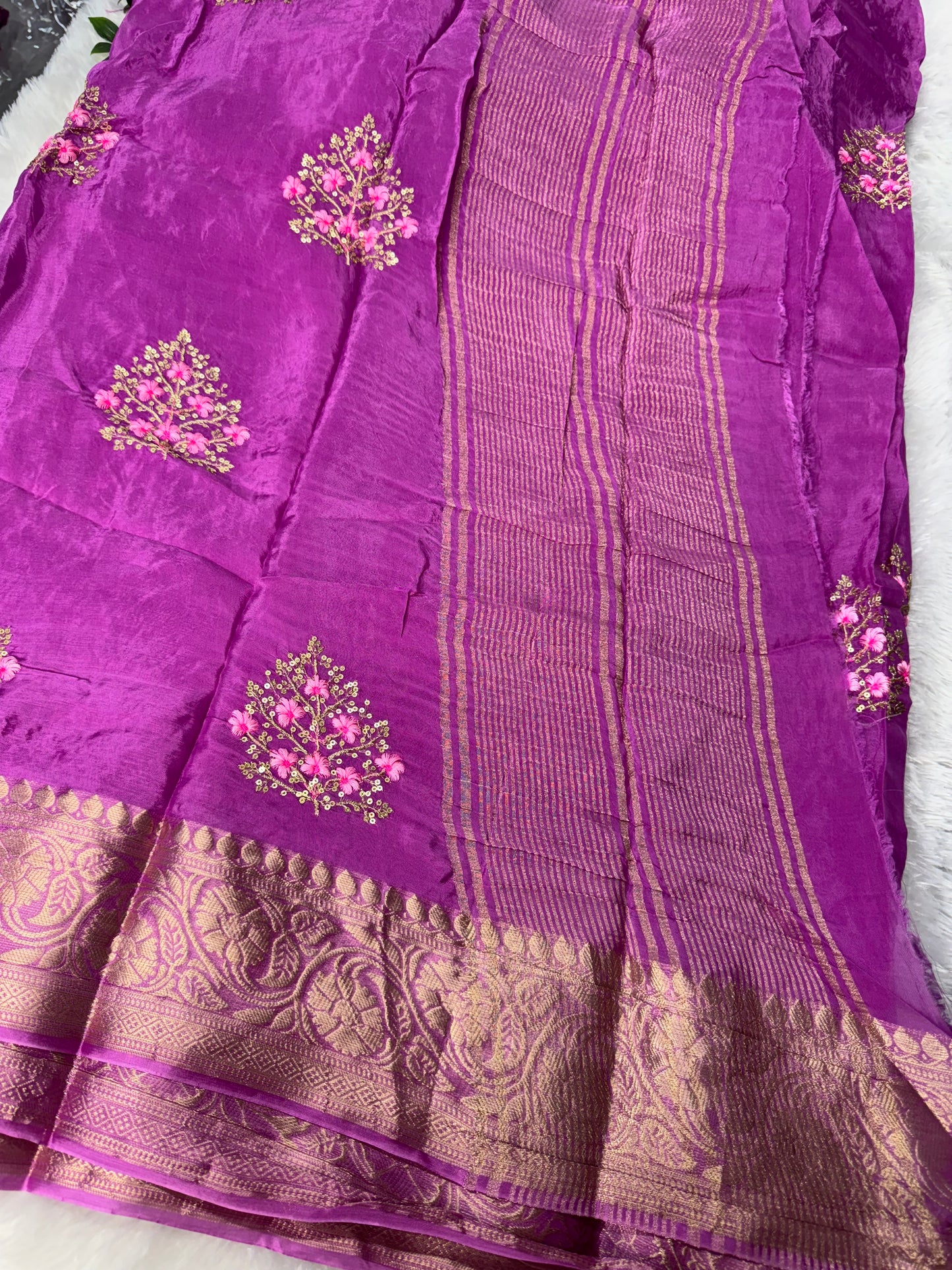 Russian silk saree-SR1097C