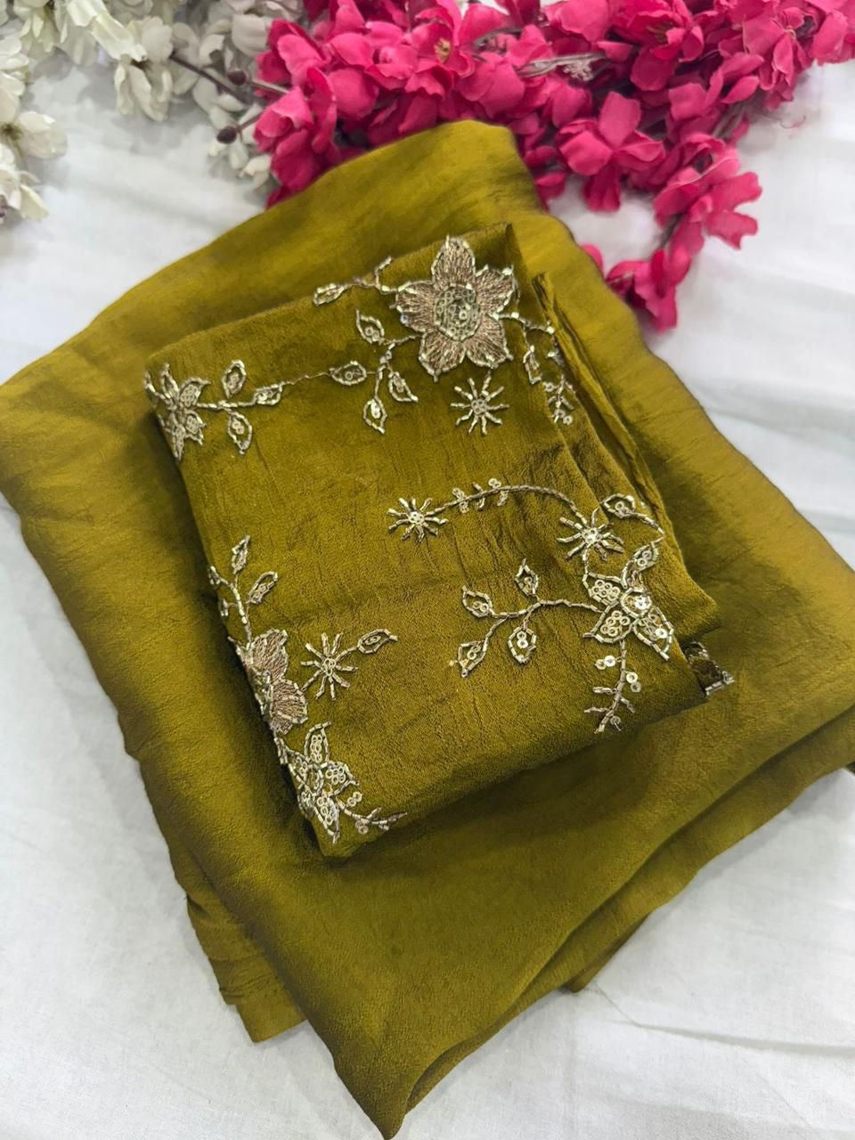 Rangoli crush saree-SR1213F