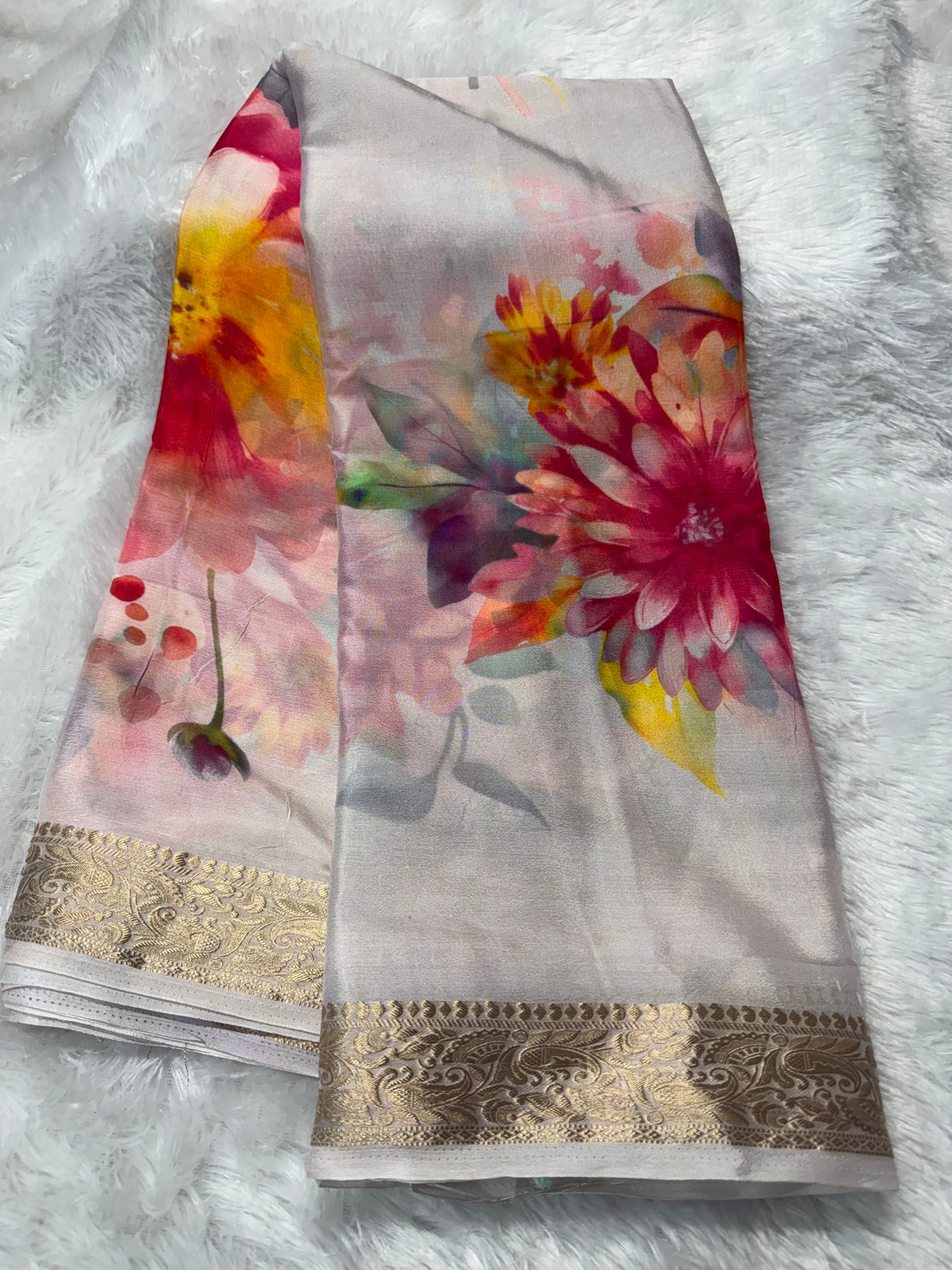 Chinnon digital print saree-SR1209I