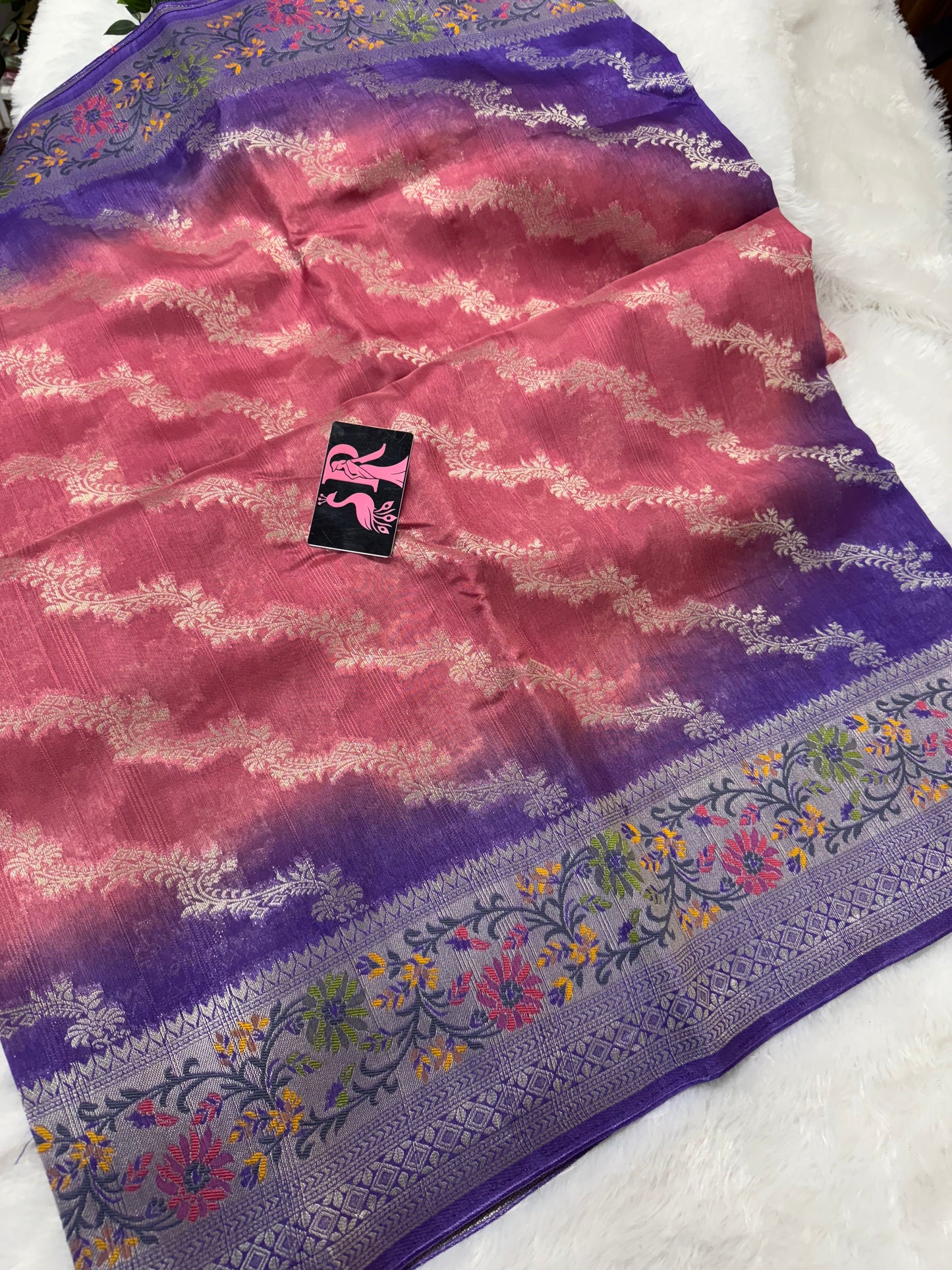 Pure Munga Tassar Paithani-SR1081C