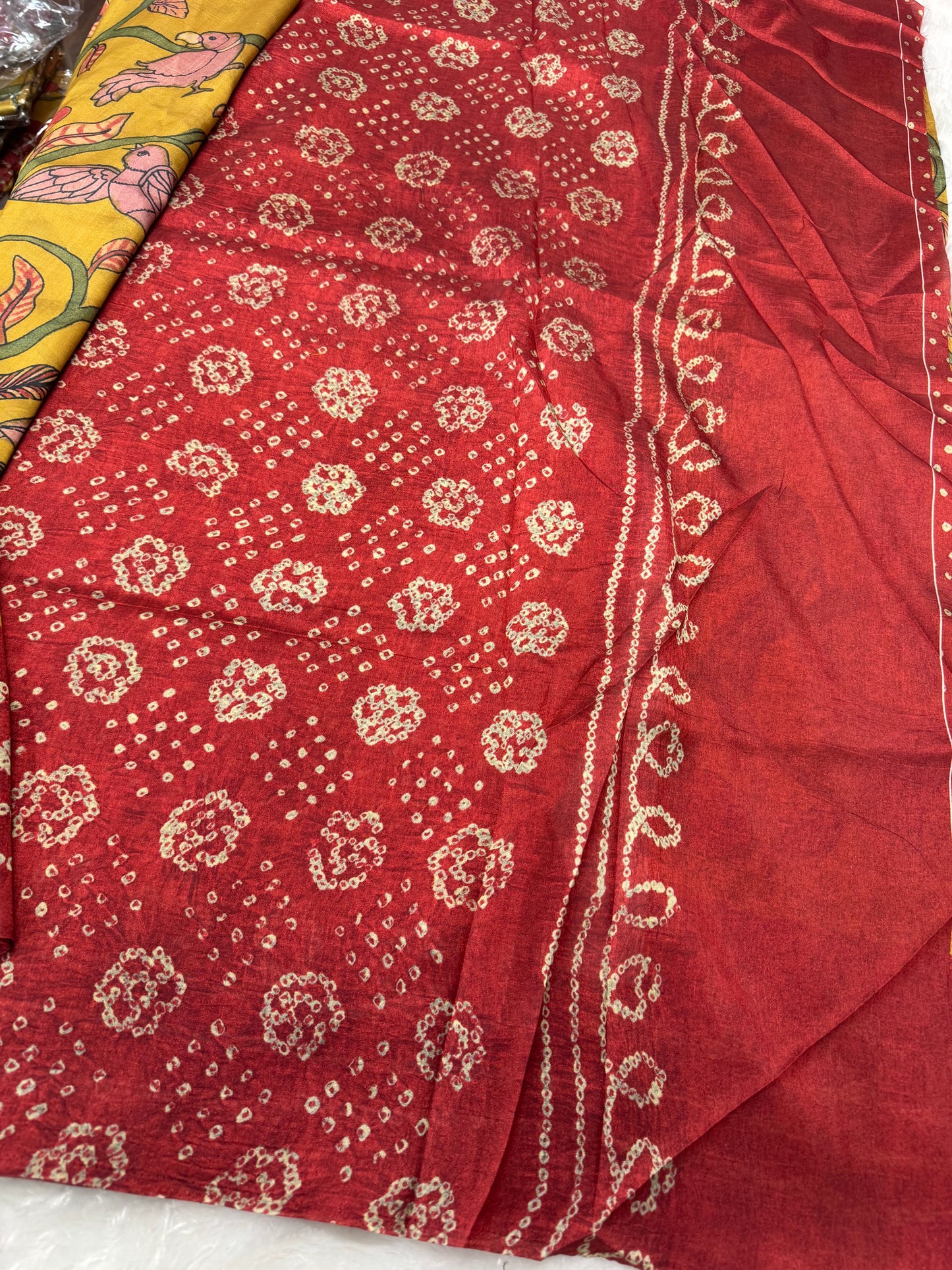 Tassar crepe silk saree-SR1180A