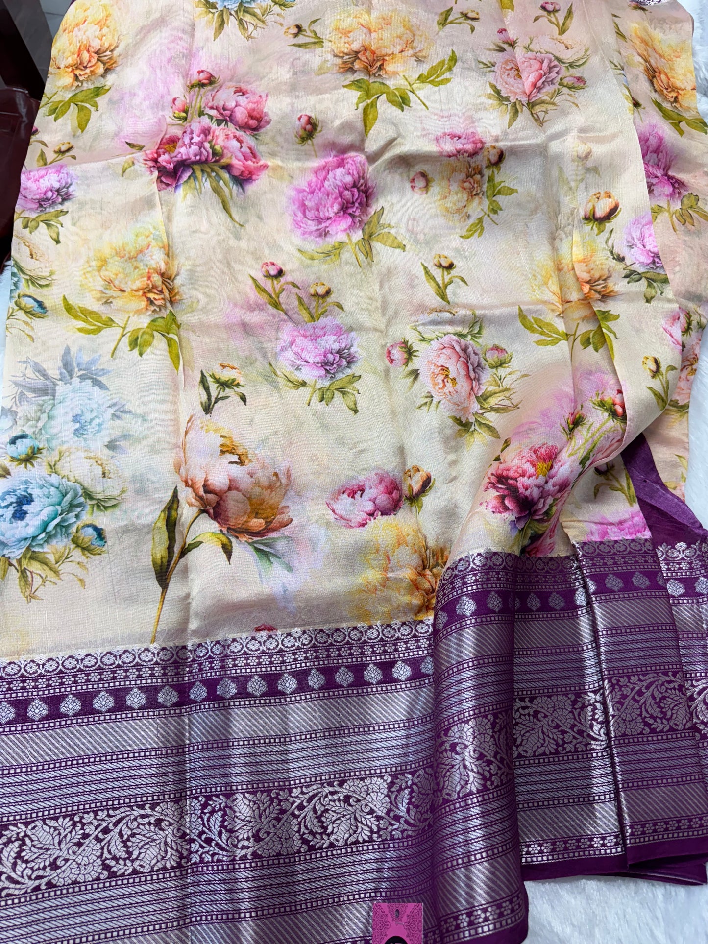 Green Mango digital Kanchi saree-SR1116C