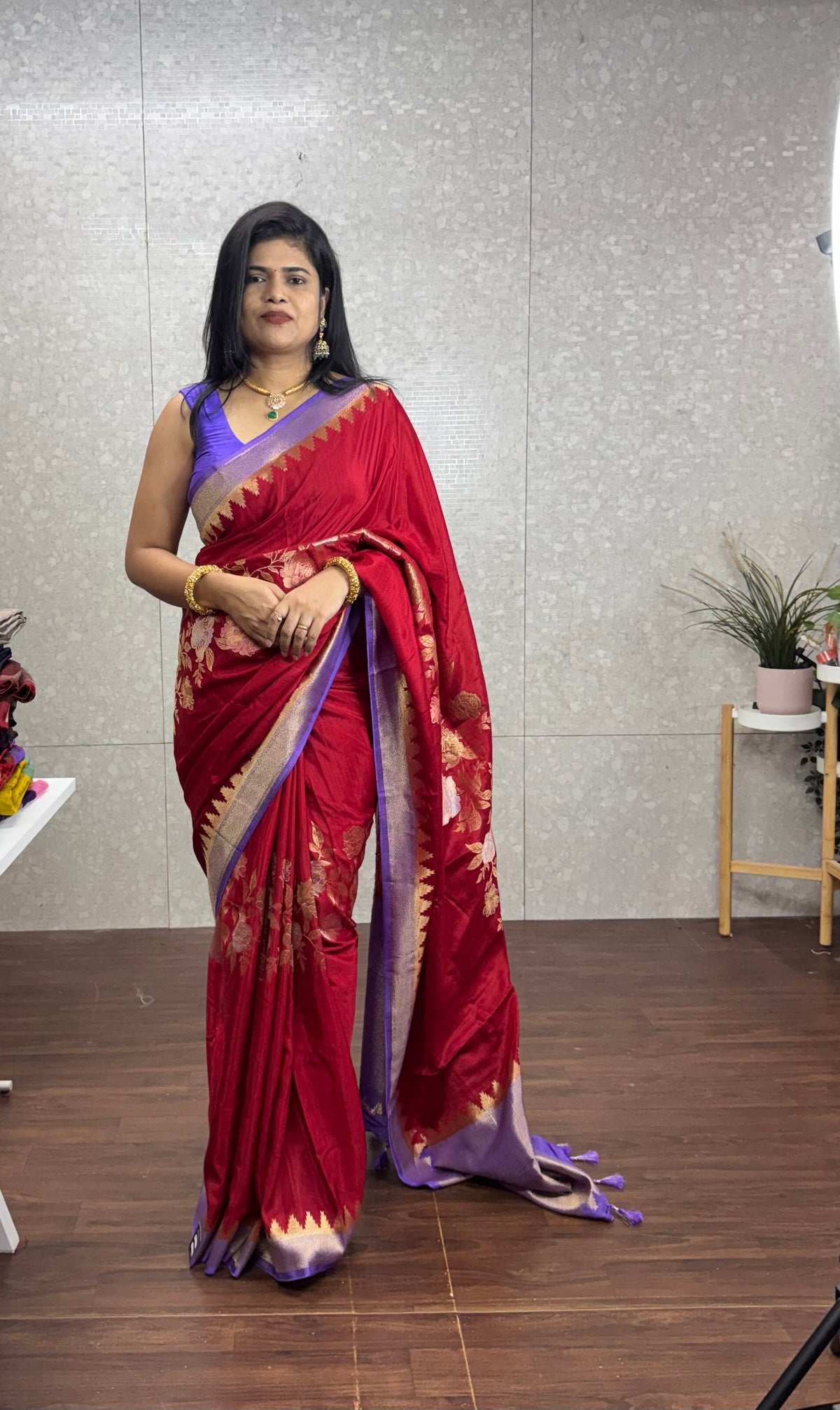 Handloom Matka silk weaving saree-SR1312
