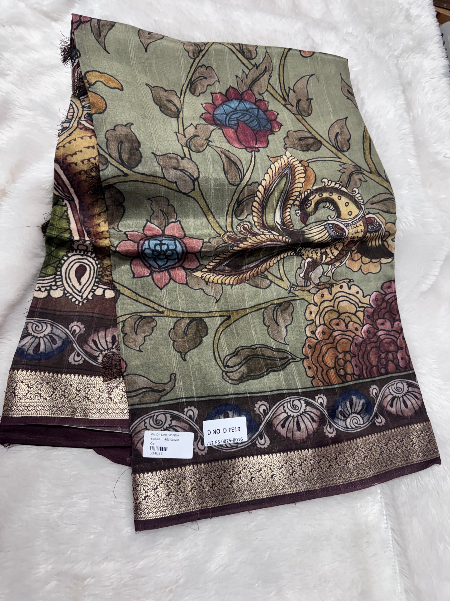 Pure Dola silk saree-SR1268C