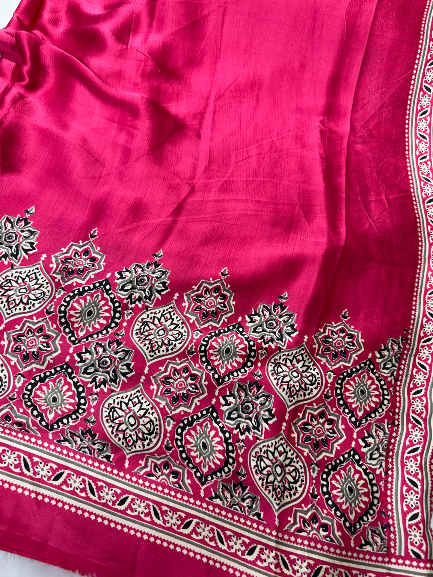 Ajrakh sarees-SR1070D
