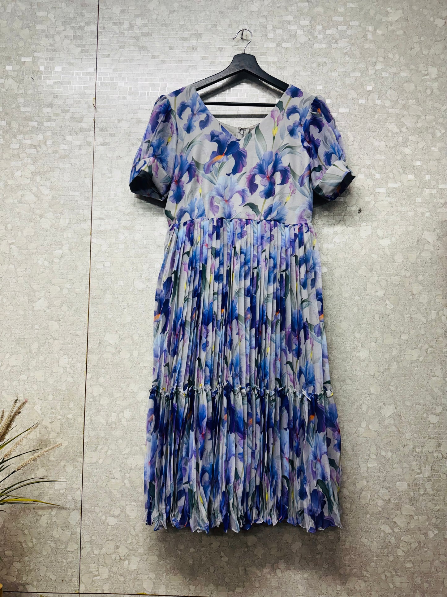 Chiffon frock -SRF1057G