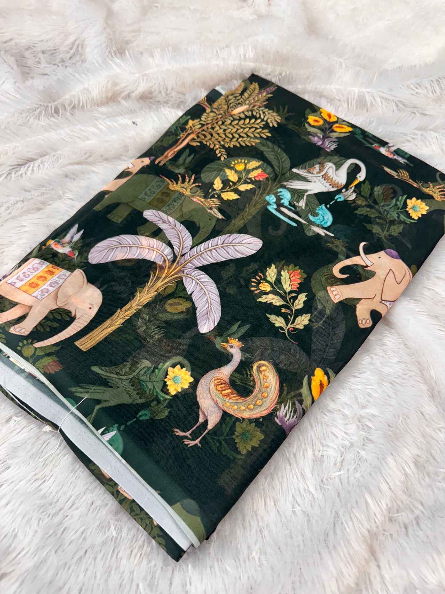 Georget digital print sarees-SR1272H