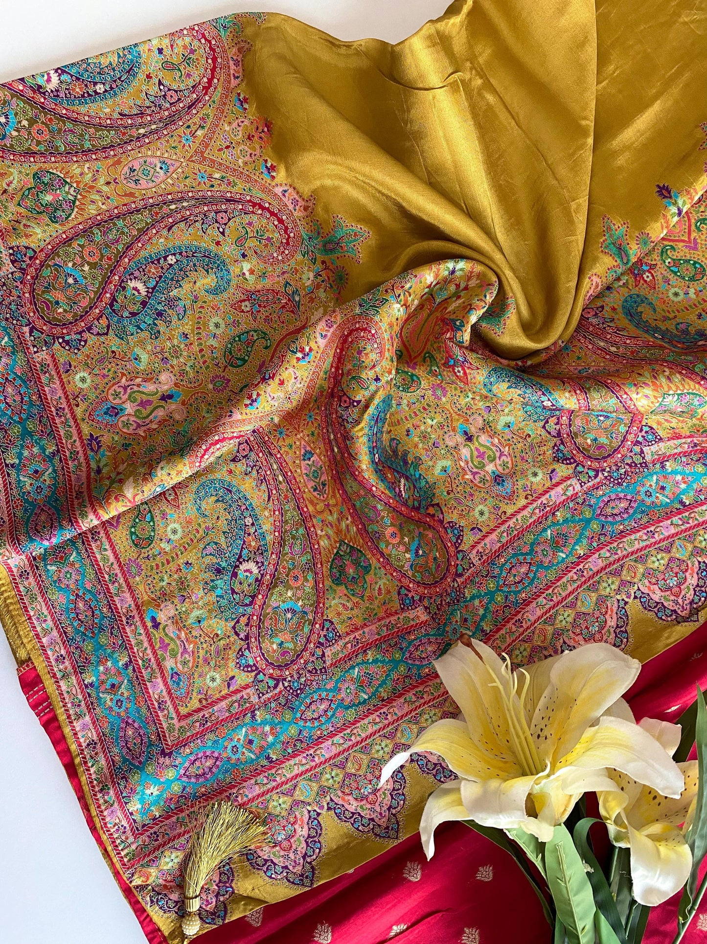 Pashmina saree-SR1071A