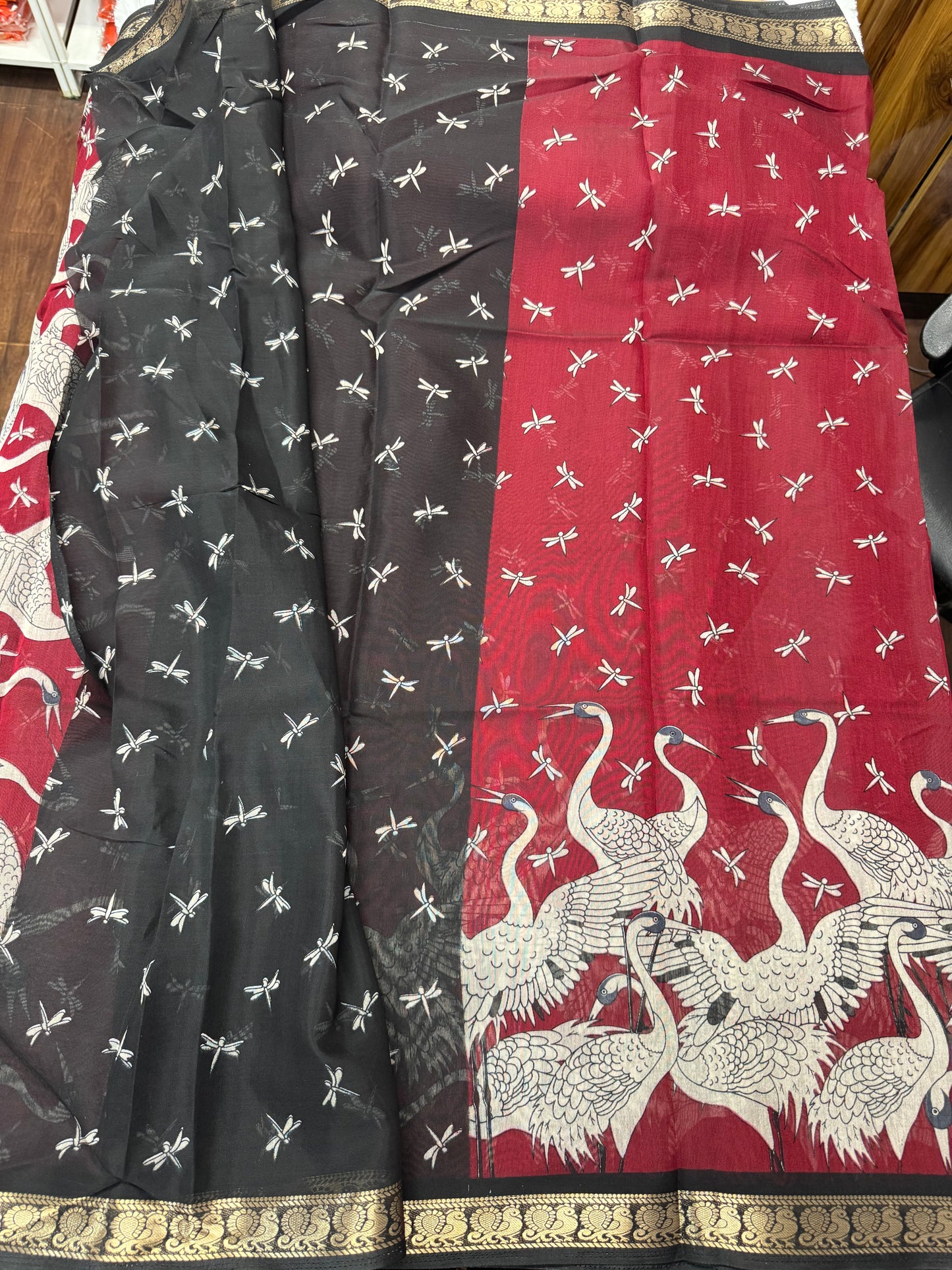 Chanderi saree-SR1001A