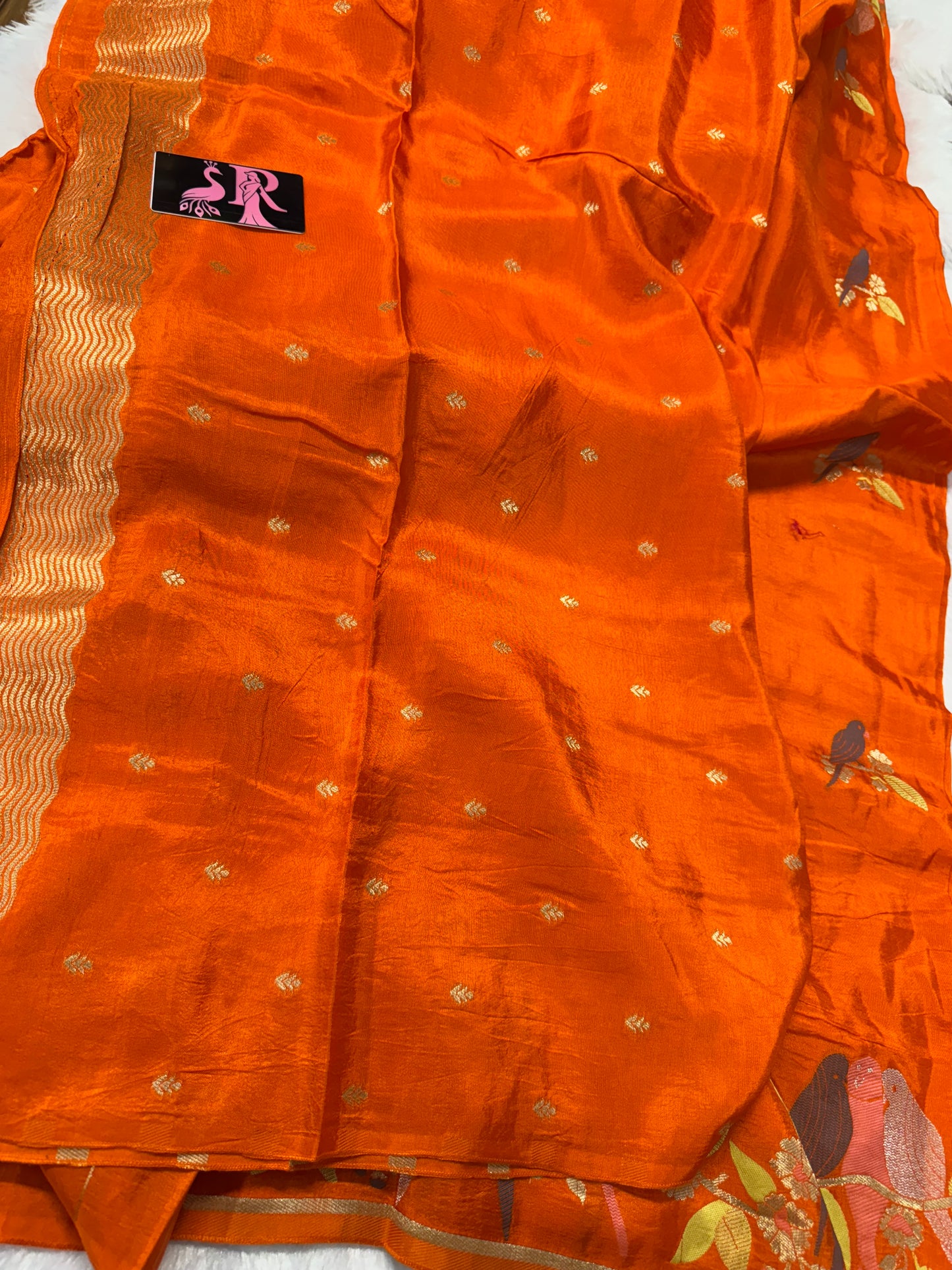 Pure munga crepe saree-SR1065