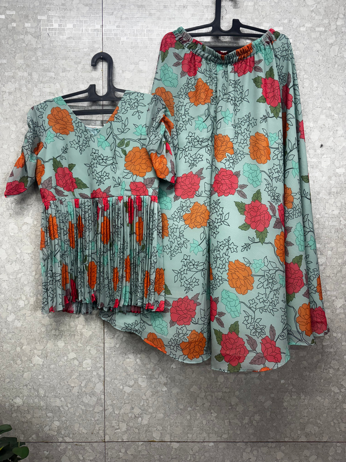 Georget peplum sets-SRP002N