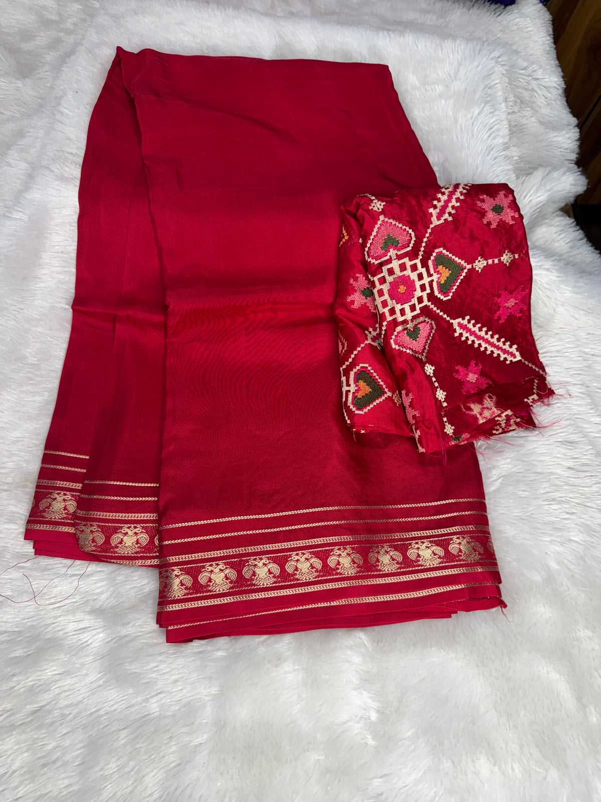 Mysore crepe saree-SR1340D