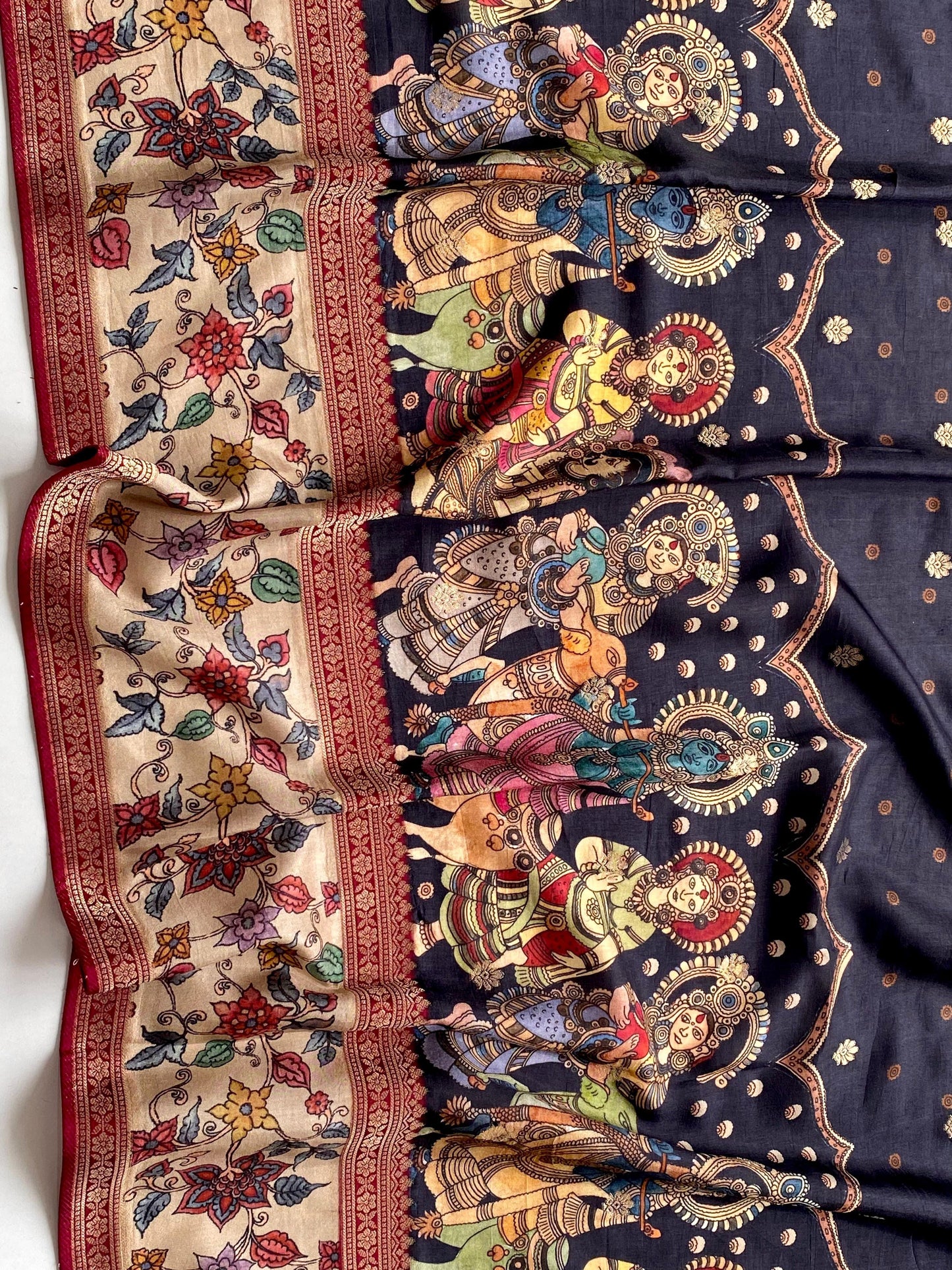 Crepe Georget Kalamkari-SR1073B