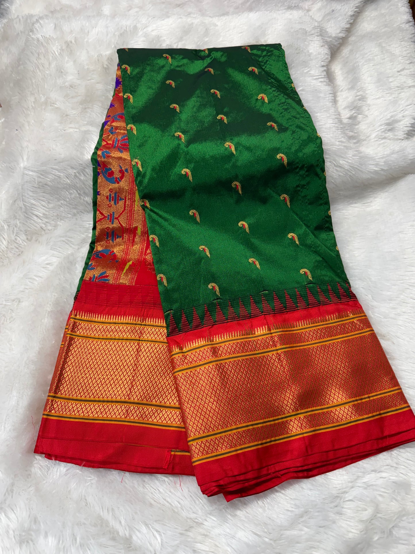 Narayanpet pattu paithani saree-SR1250I