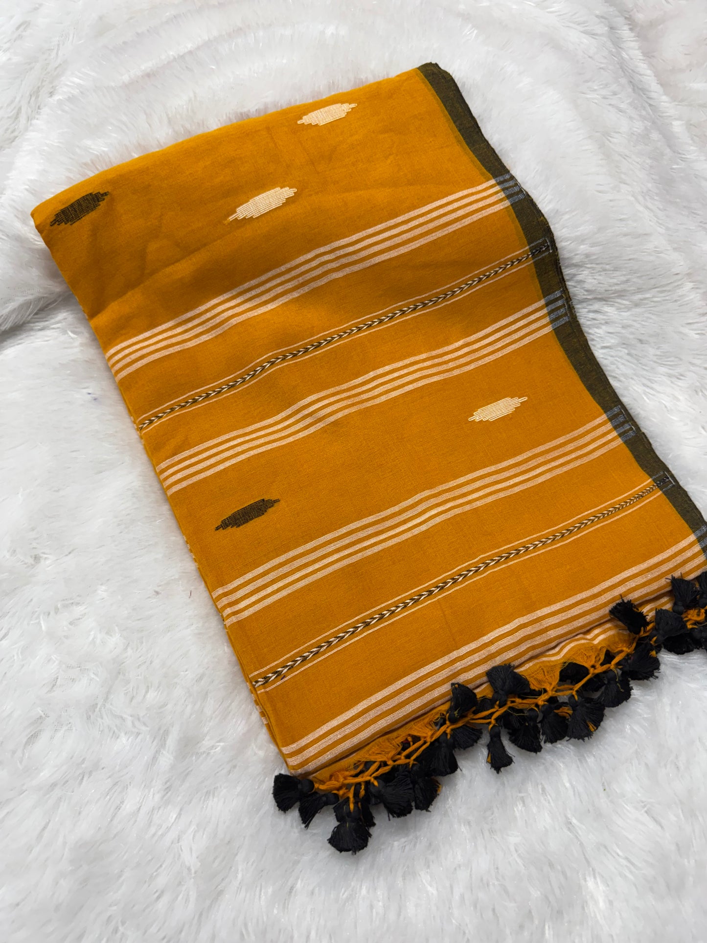 Pure Mulcotton Jamdhani saree-SR1216M