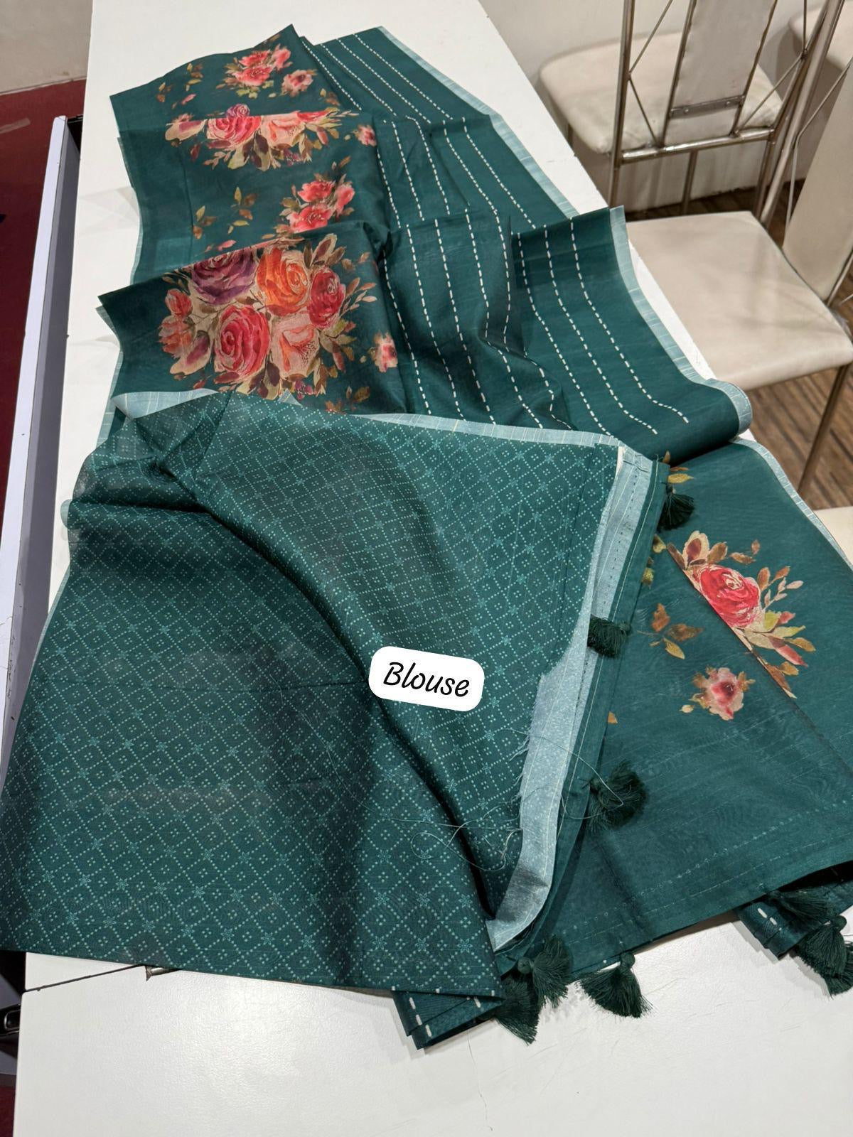 Soft Tassar saree-SR1060E