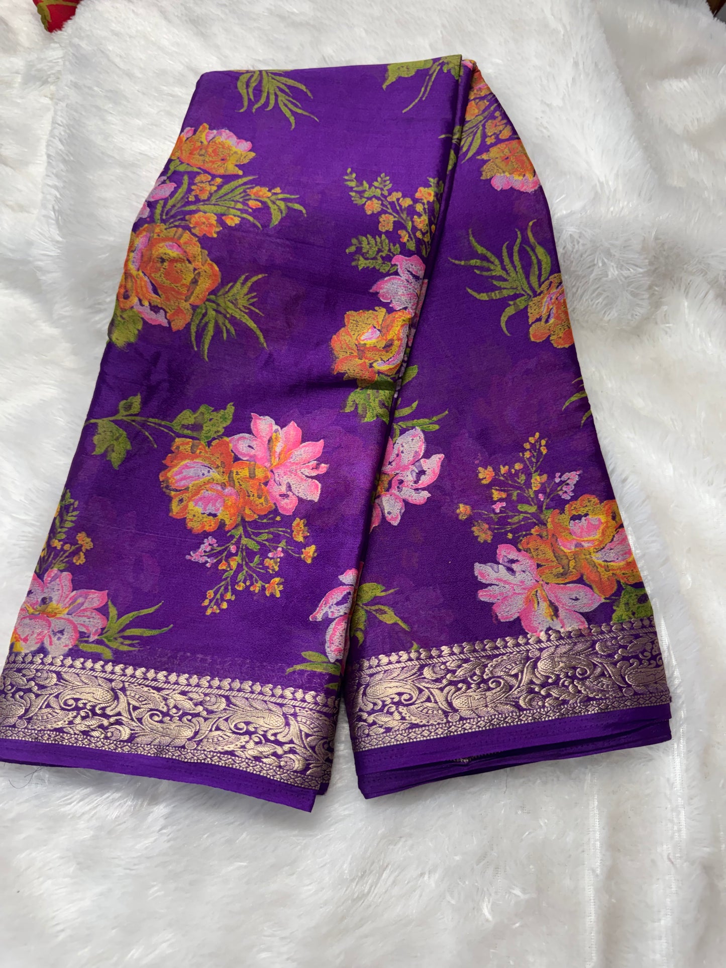 Chinnon floral saree-SR1229S