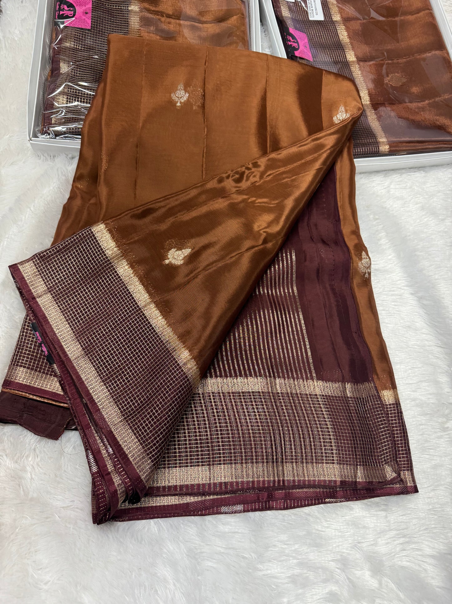 Russian silk saree-SR1191