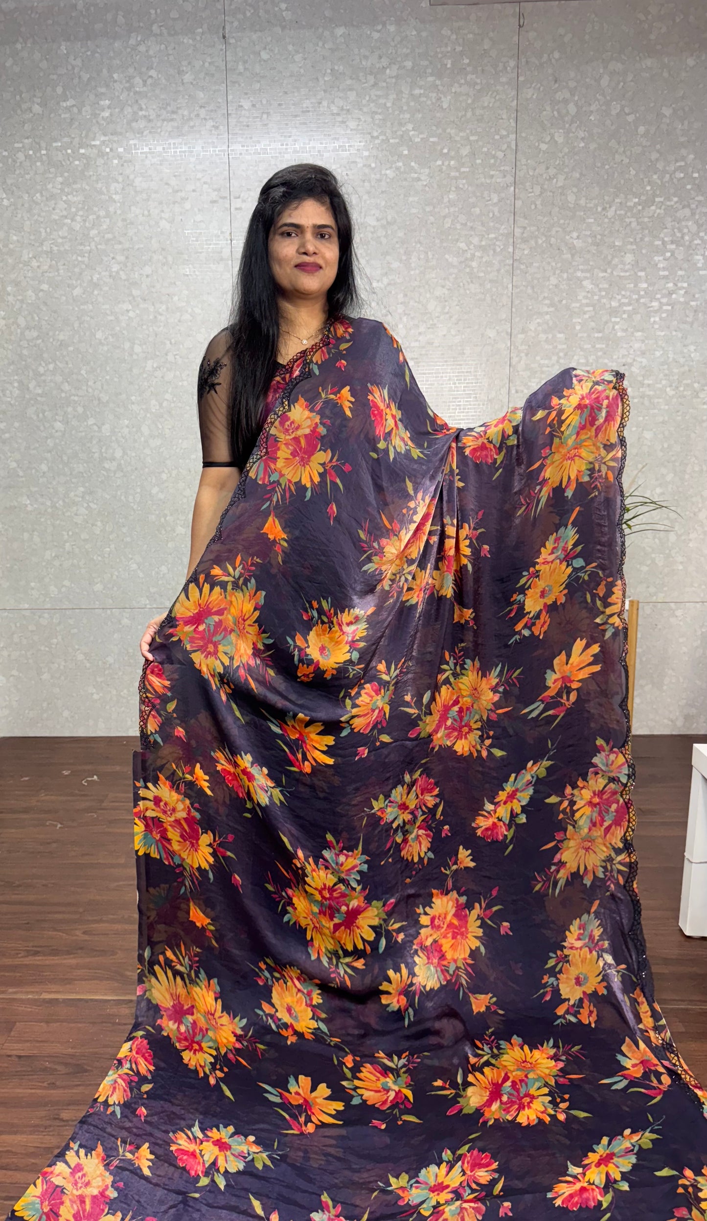 Cocktail saree-SRC100D