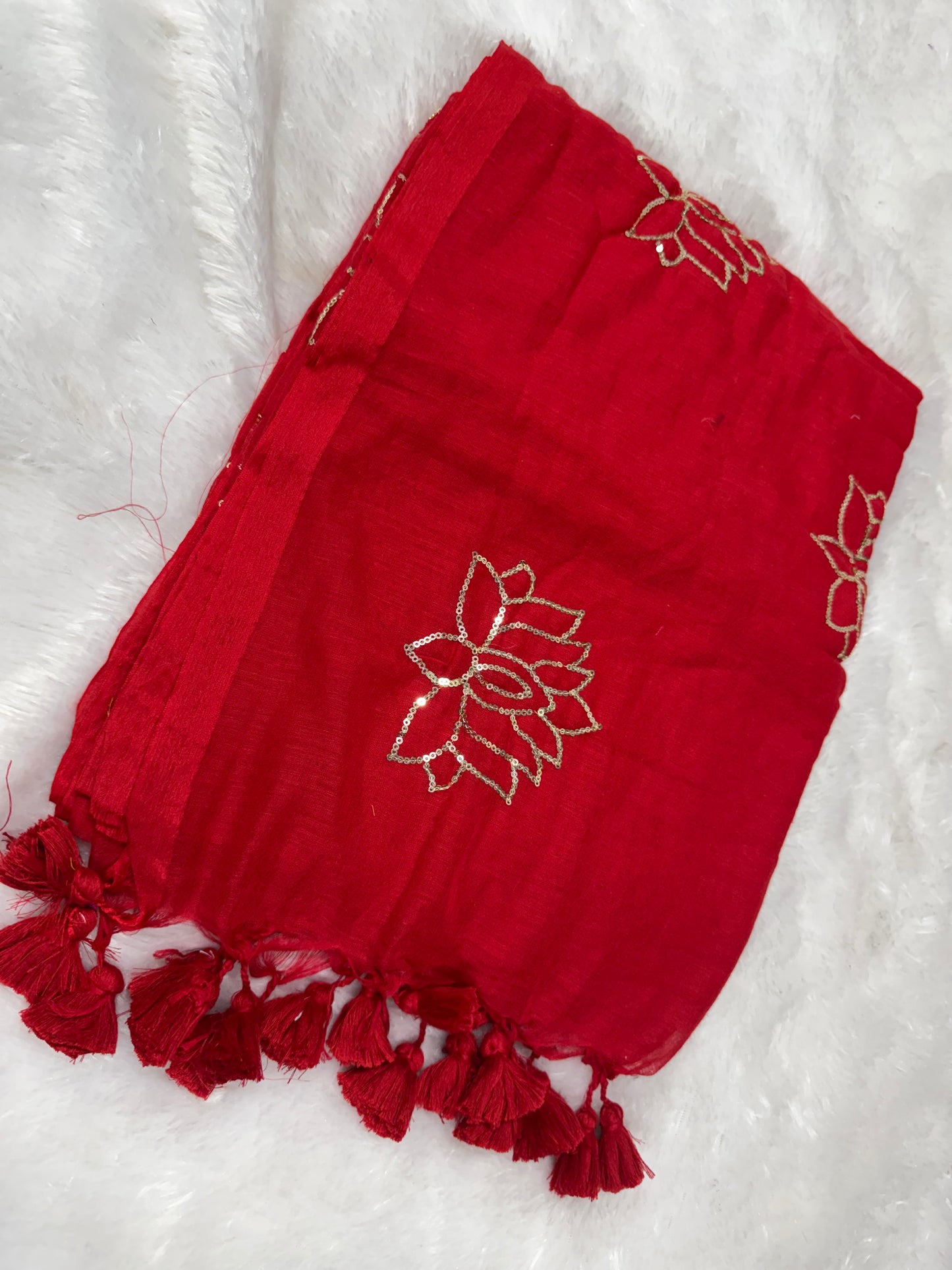Pure mulmul cotton saree-SR1201C