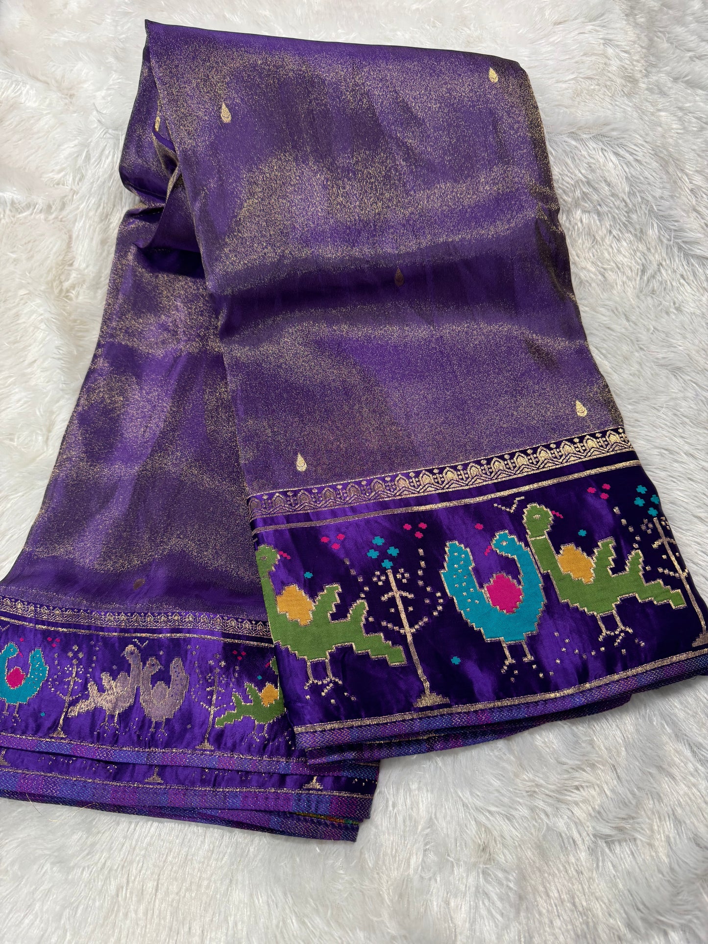 Banarasi tissue Georget sarees-SR1244E