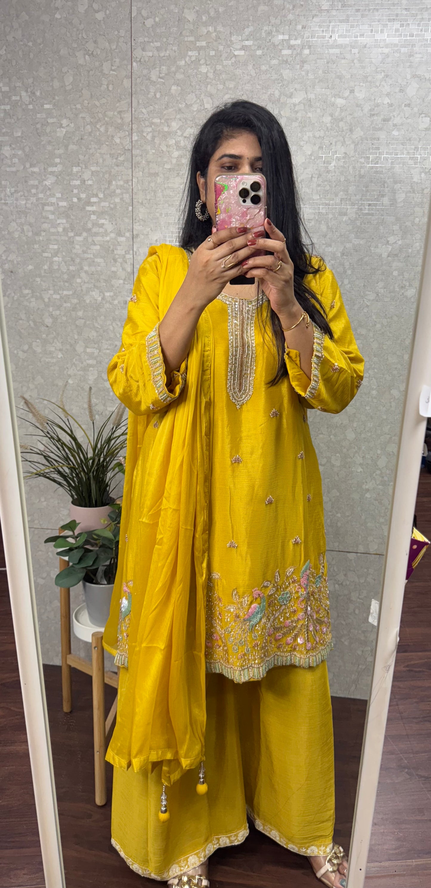 Chinnon silk dress-SRS017