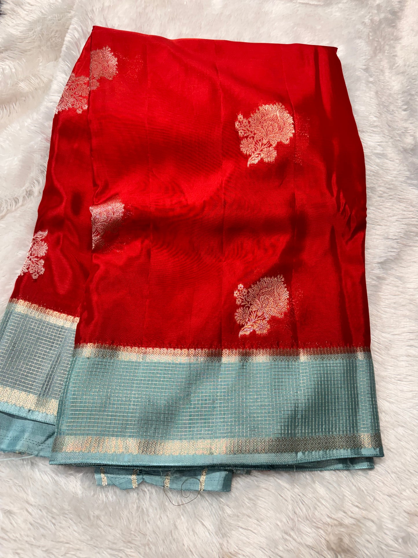 HO silk vintage checks border-SR1275C