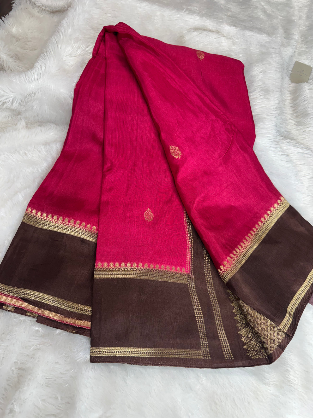 Russian crepe vintage sarees-SR1320