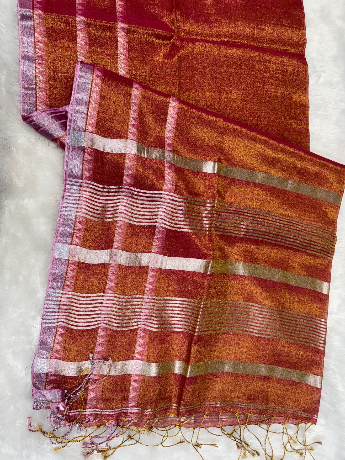 Linen tissue saree-SR1205F