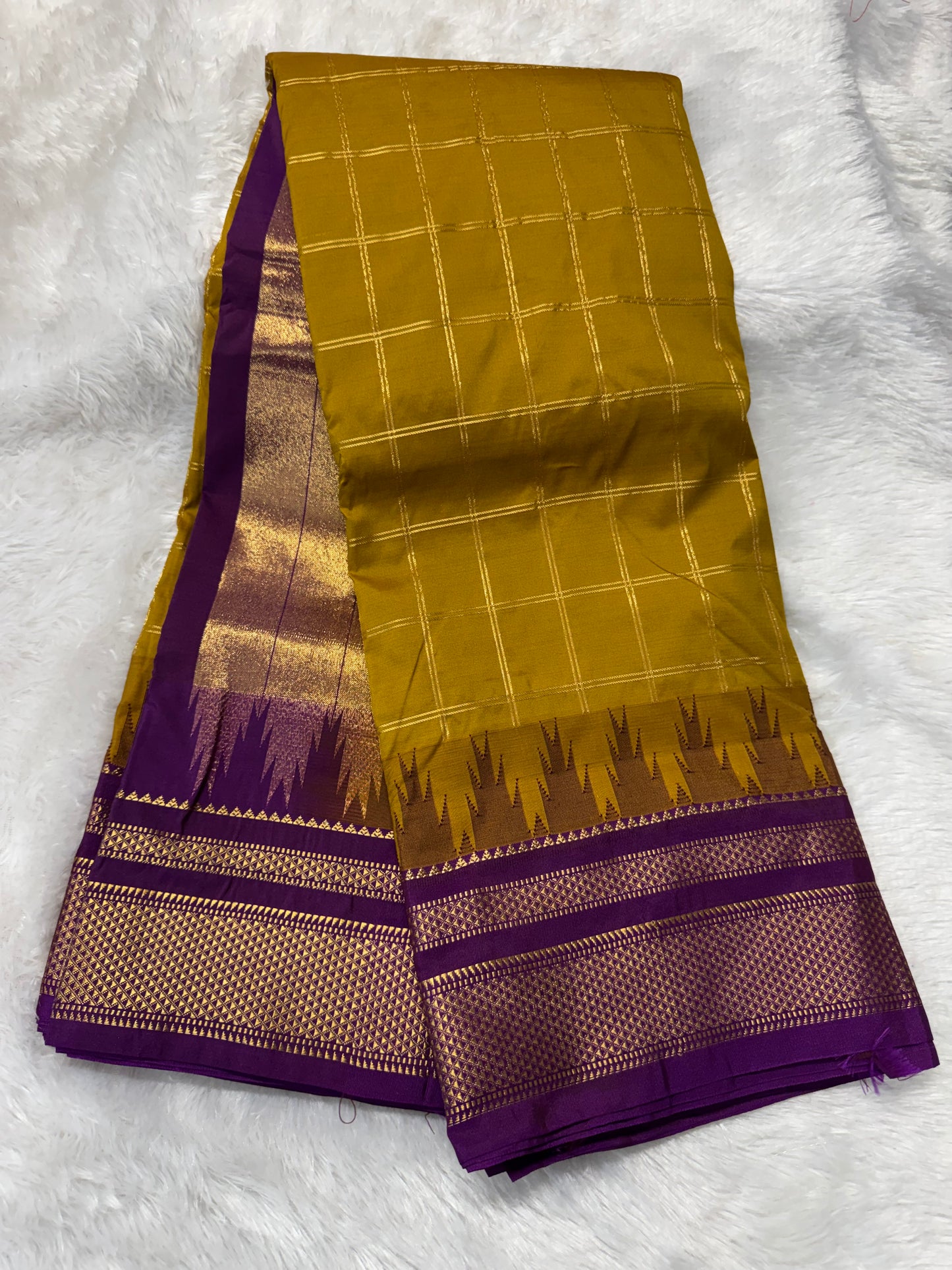 Narayanpet checks pattu saree-SR1248L