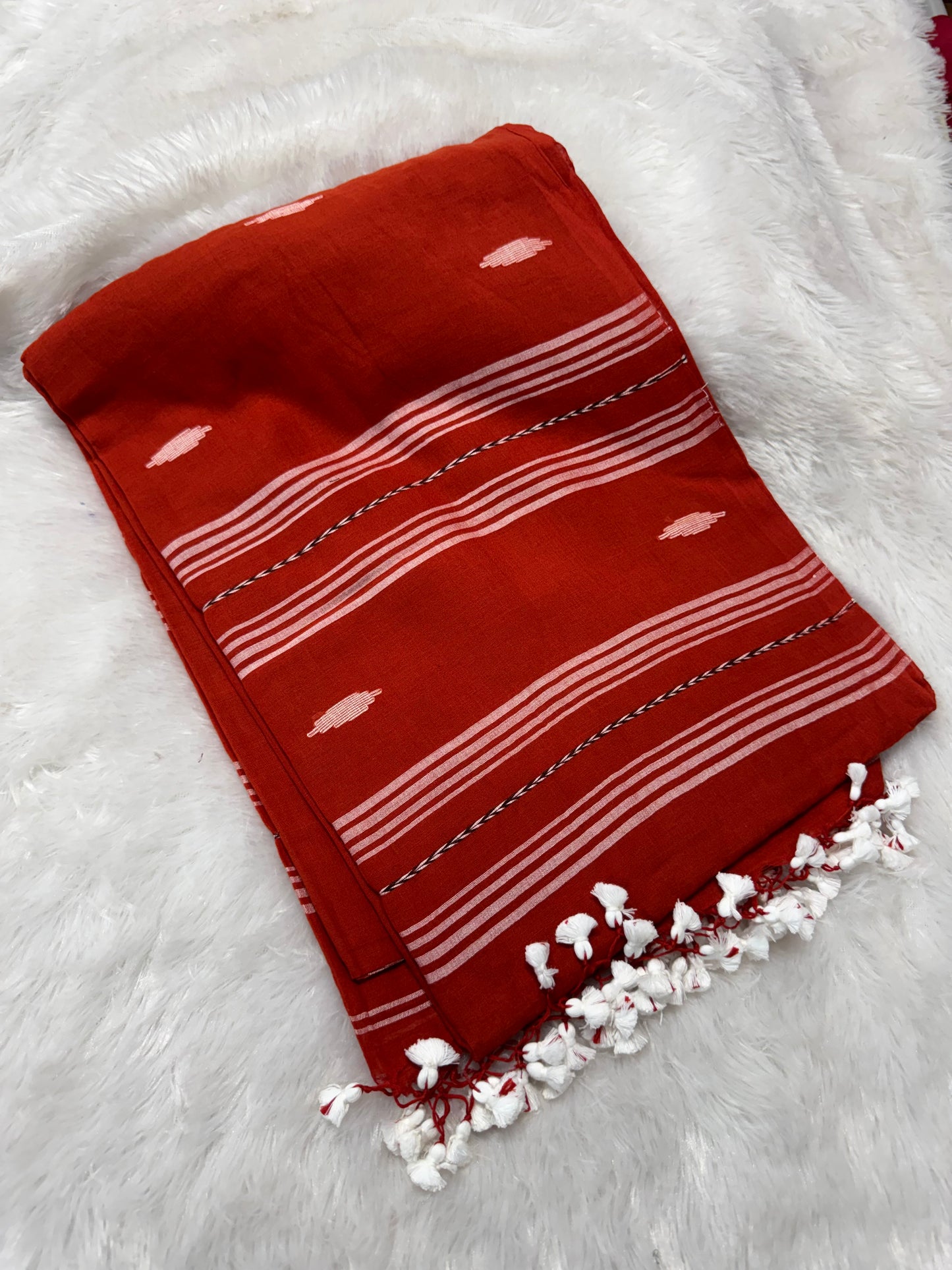 Pure Mulcotton Jamdhani saree-SR1216J