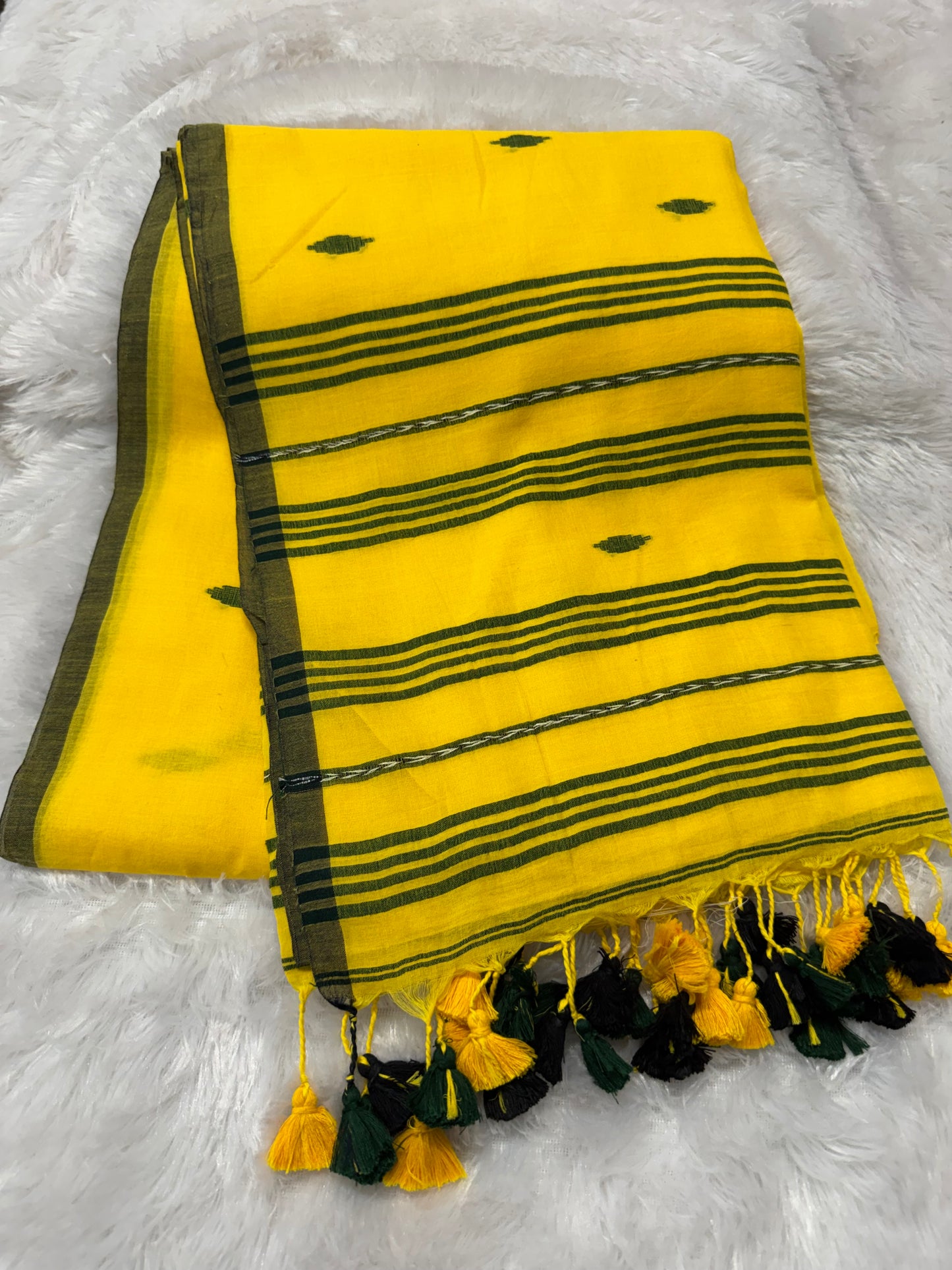 Pure Mulcotton Jamdhani saree-SR1216H