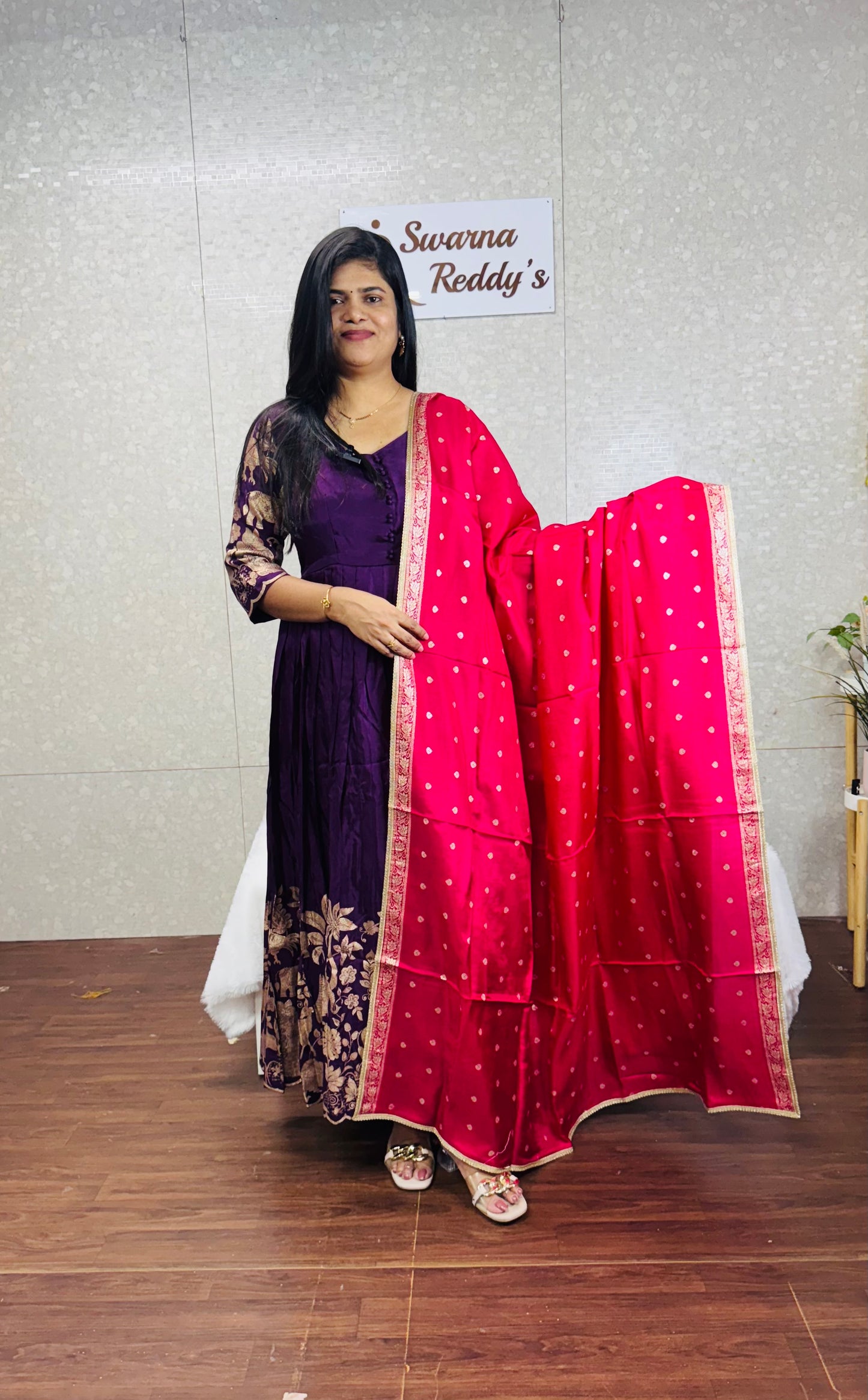 Dola silk Anarkali-SRA1015